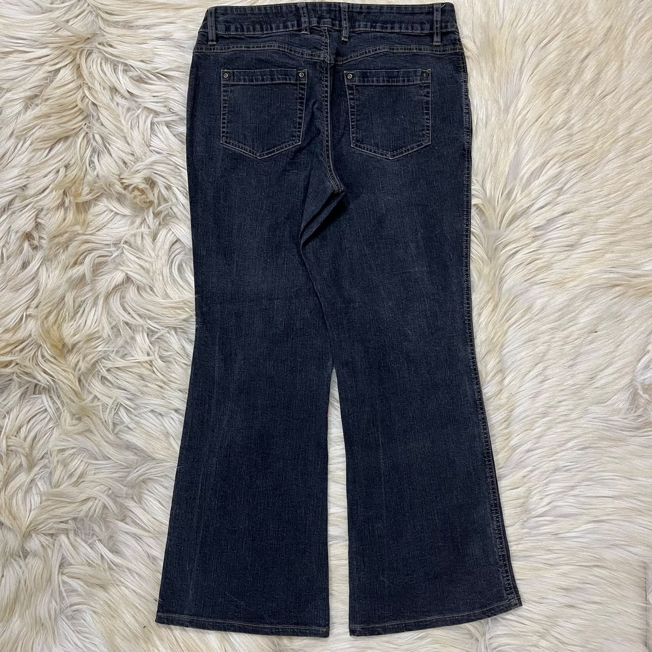 Dark wash flare jeans