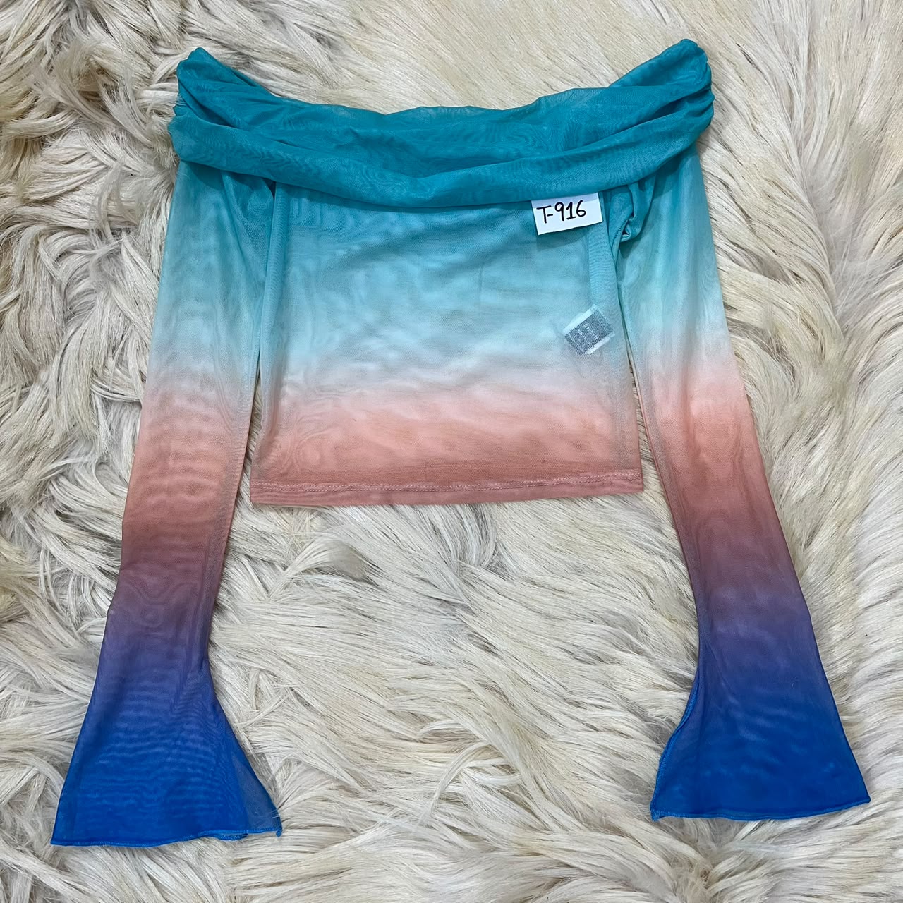 Ombre Off Shoulder Top