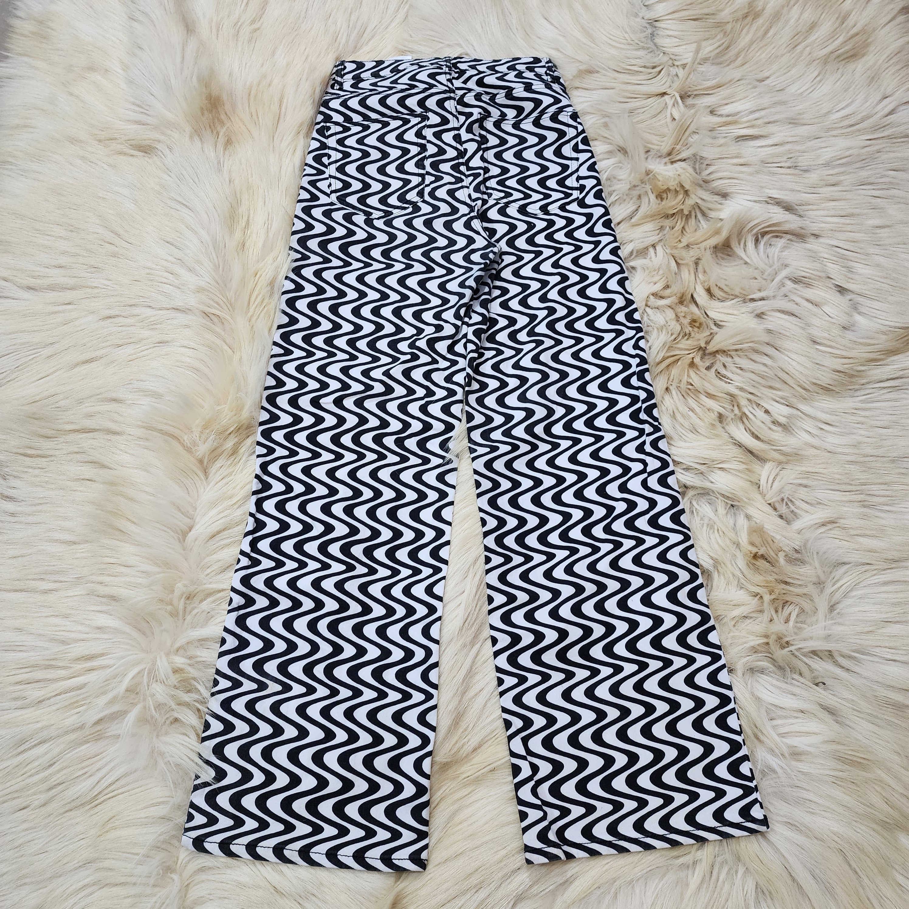 Abstract printed Jeans
