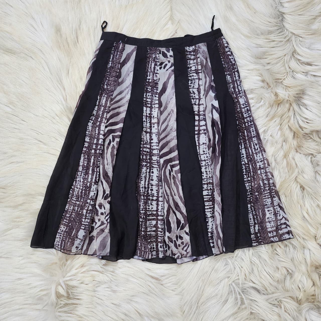Animal print patchwork Skirt