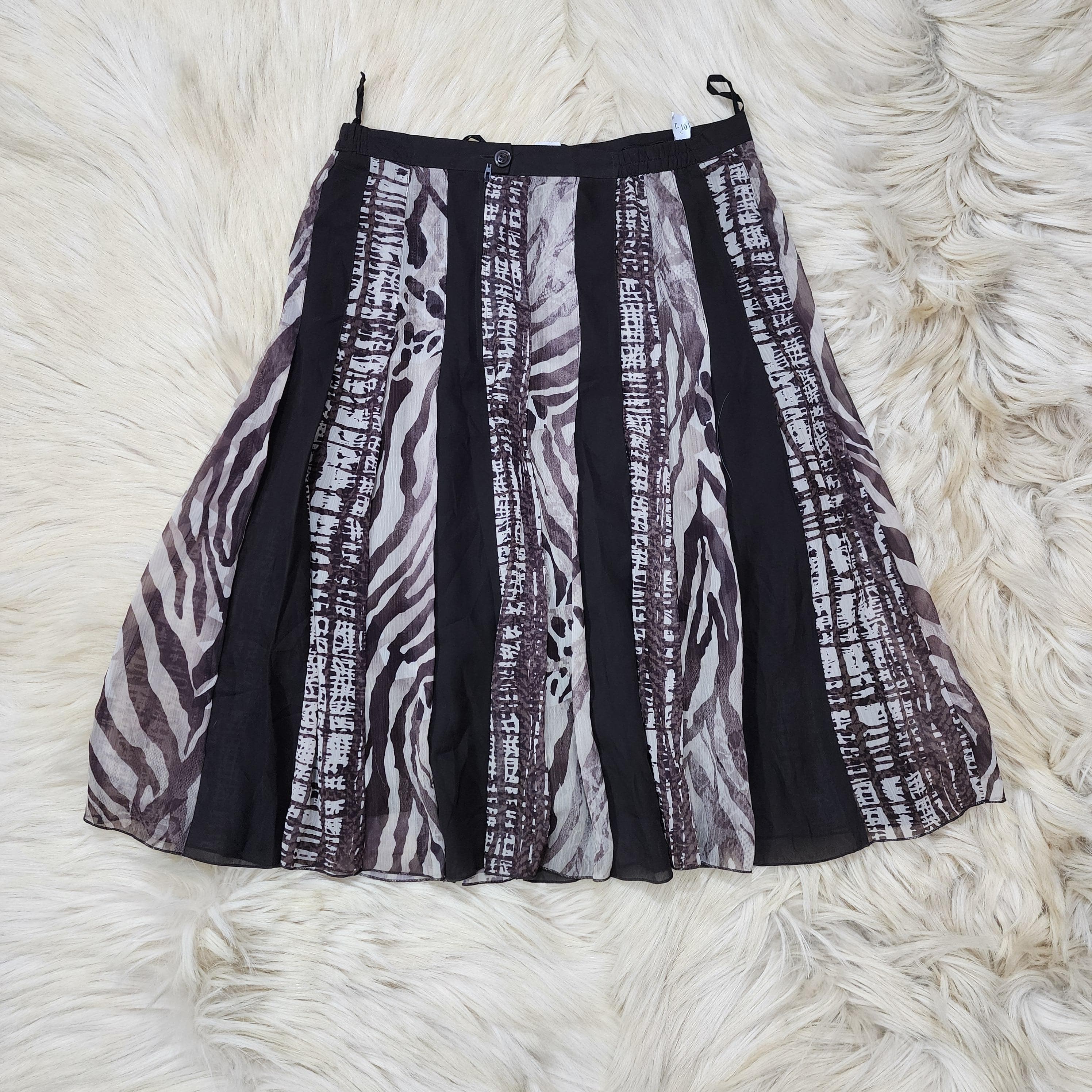 Animal print patchwork Skirt