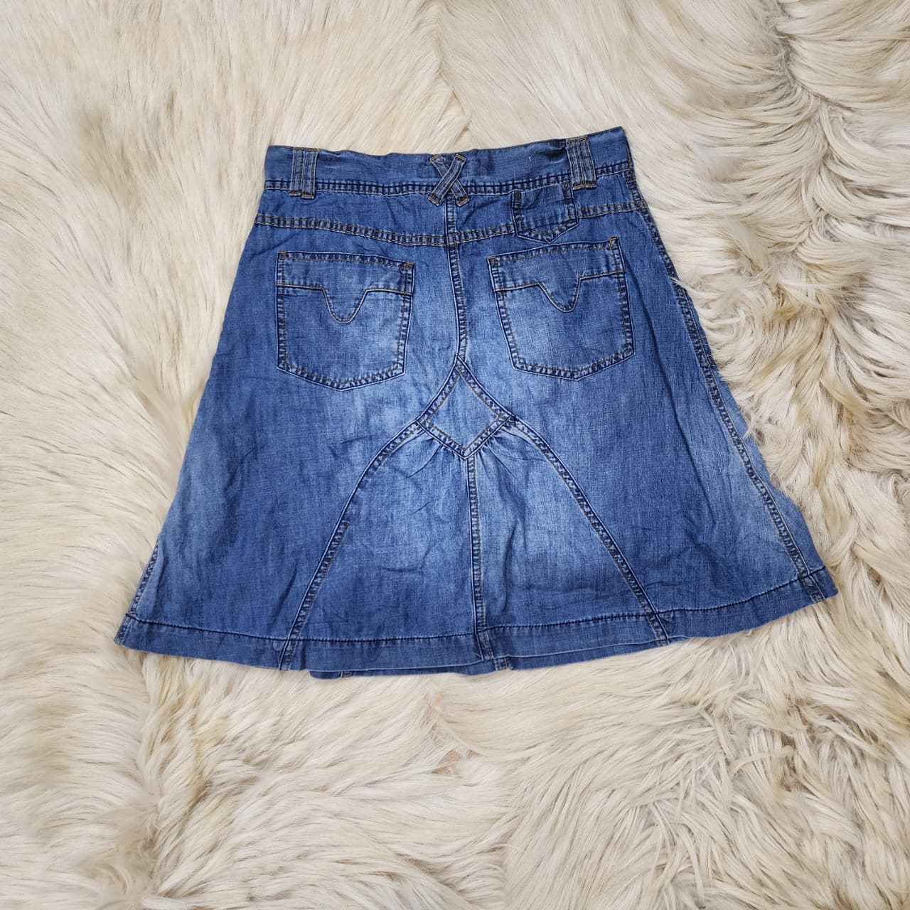 5-Pocket Denim Midi