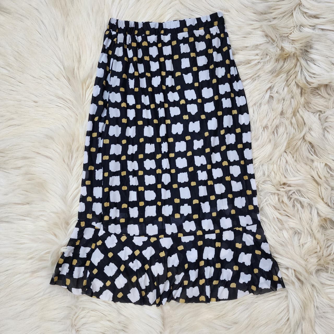 Black Mesh Skirt