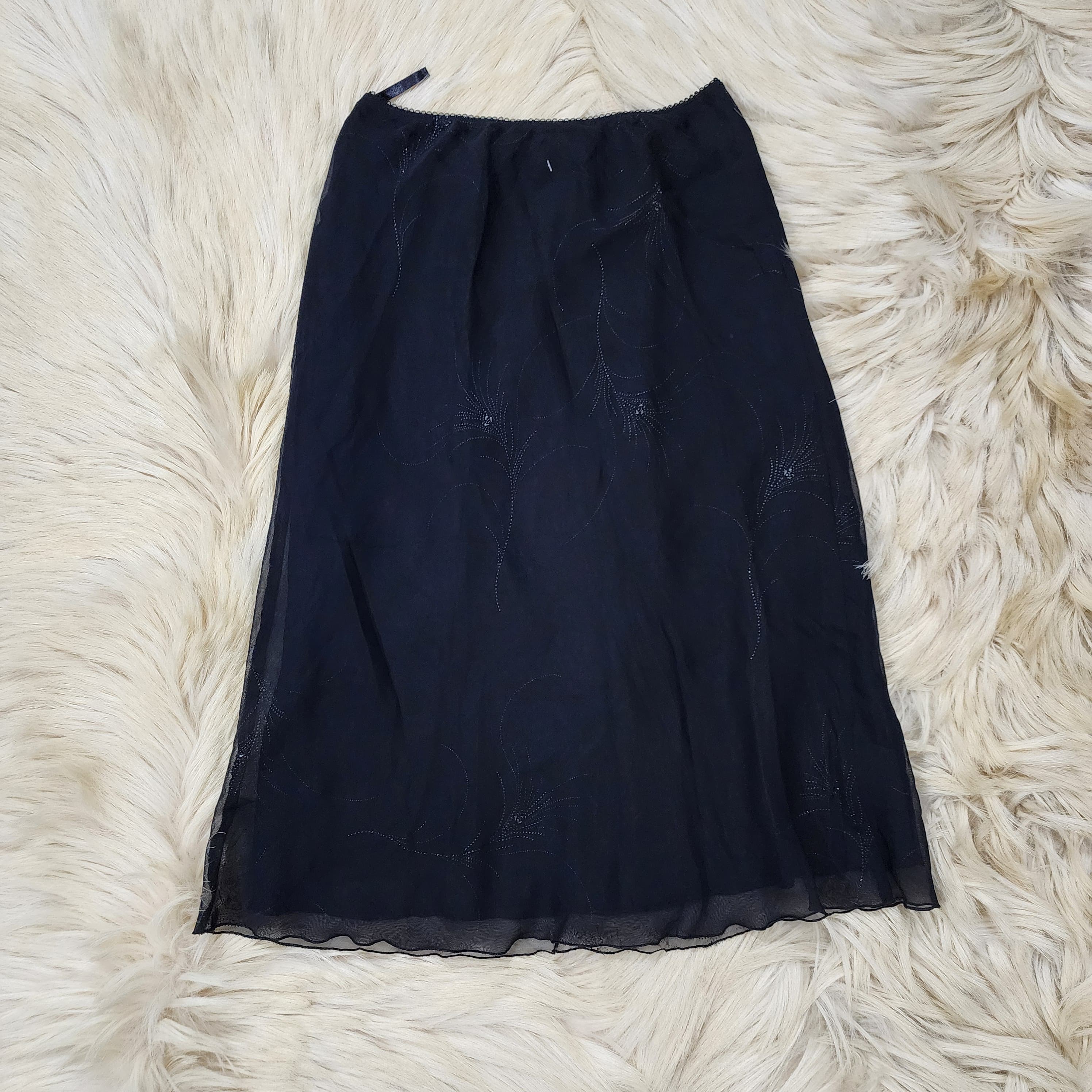 Black glittery Skirt