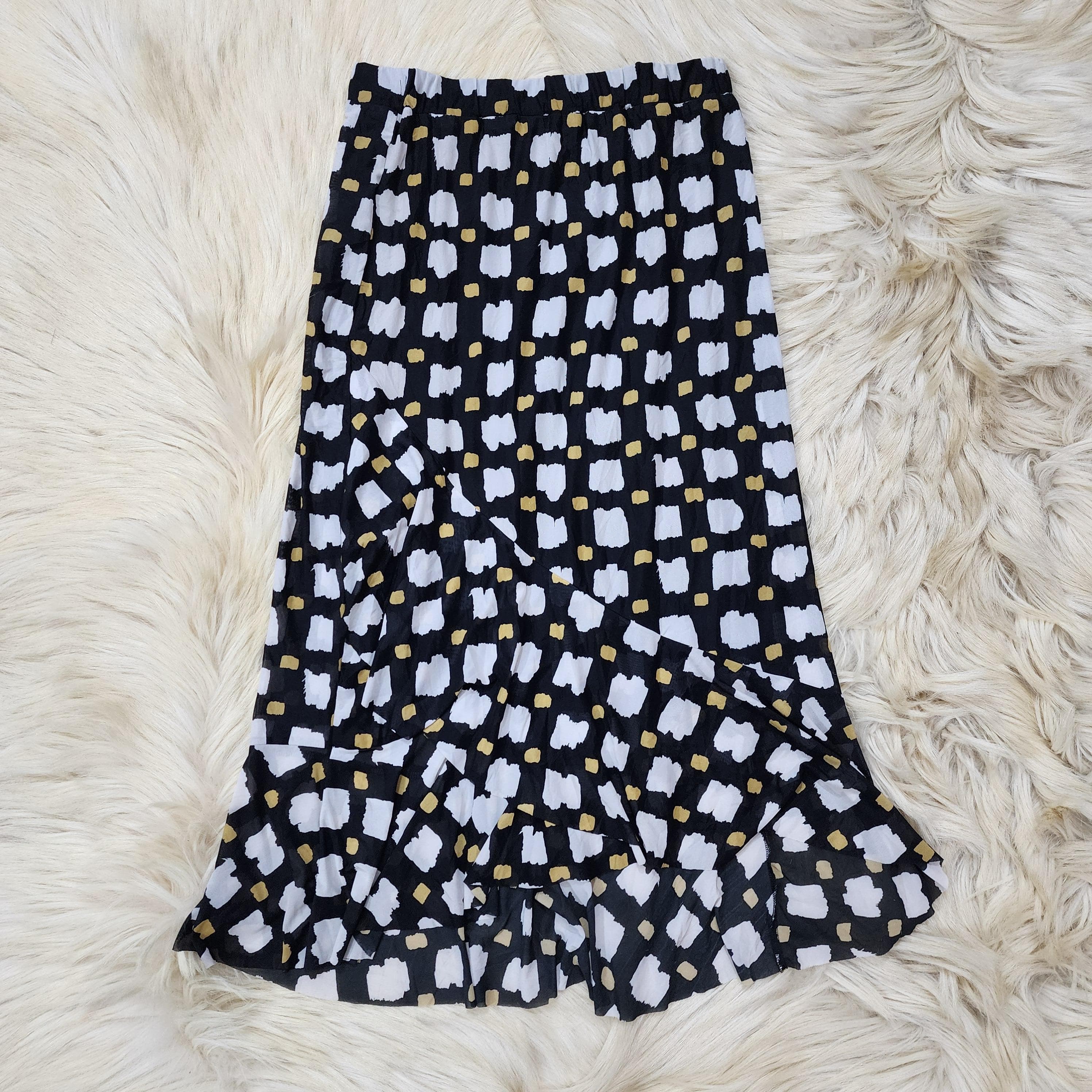 Black Mesh Skirt