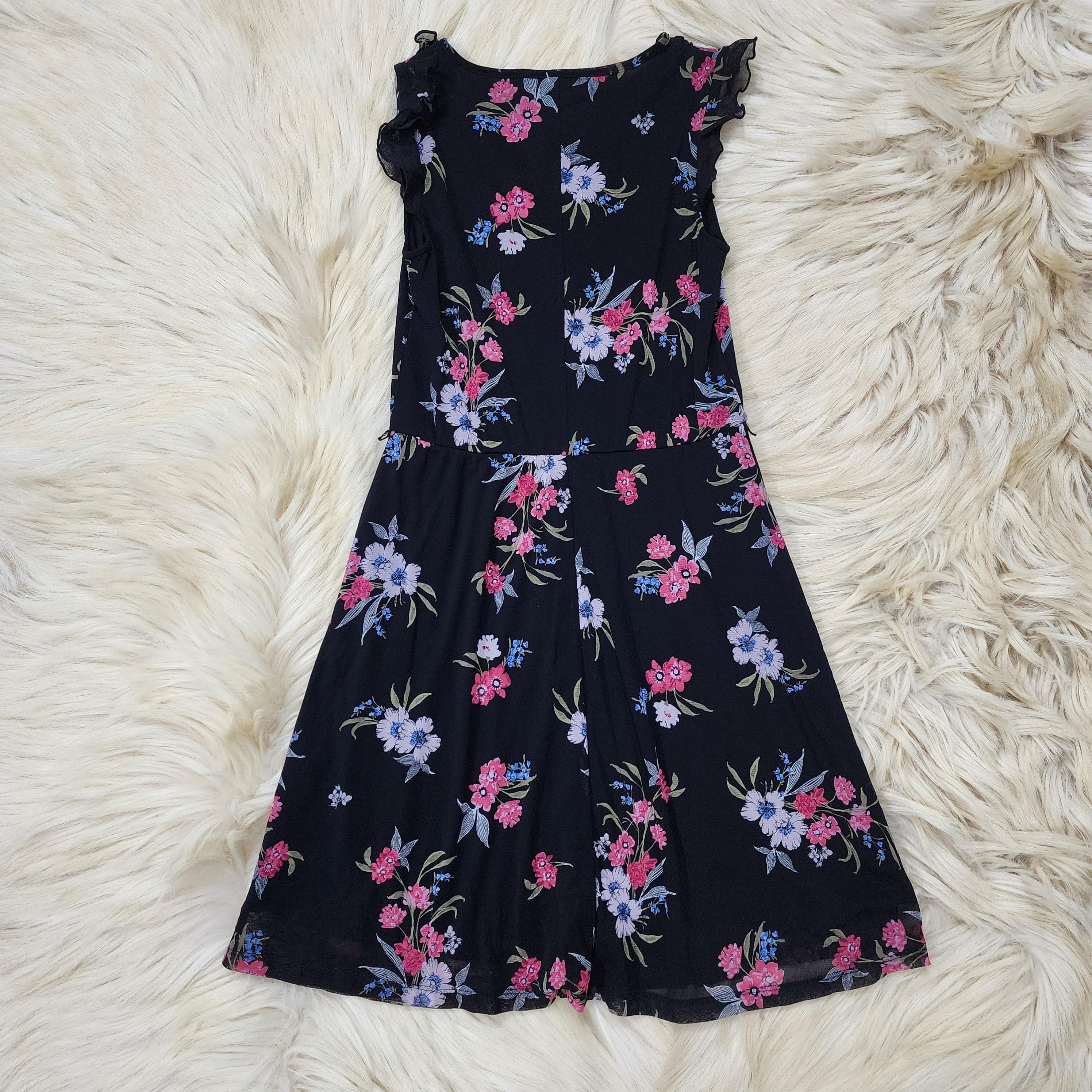 The PInk & Black Floral Dress
