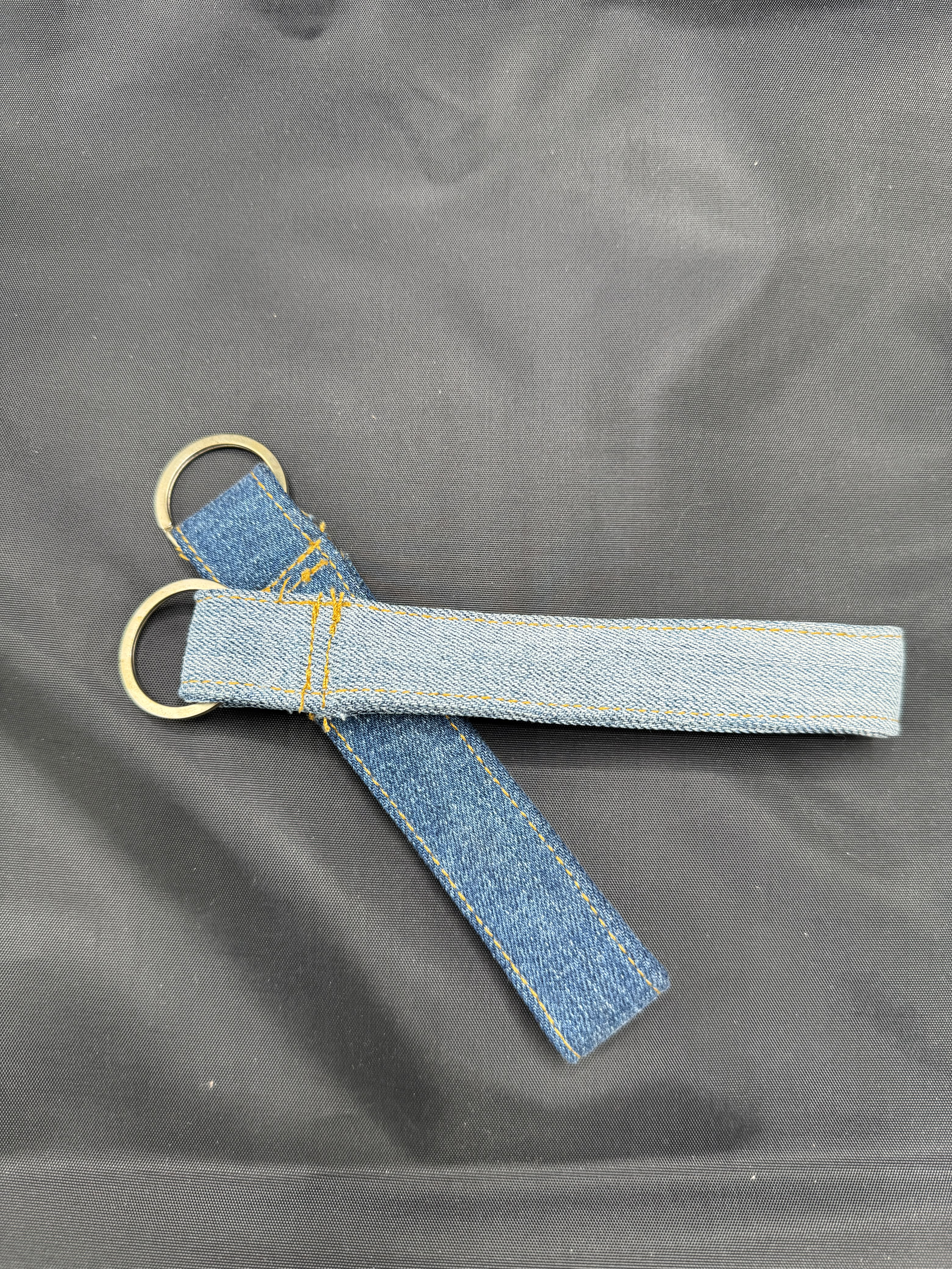 Upcycle Denim Key Chain