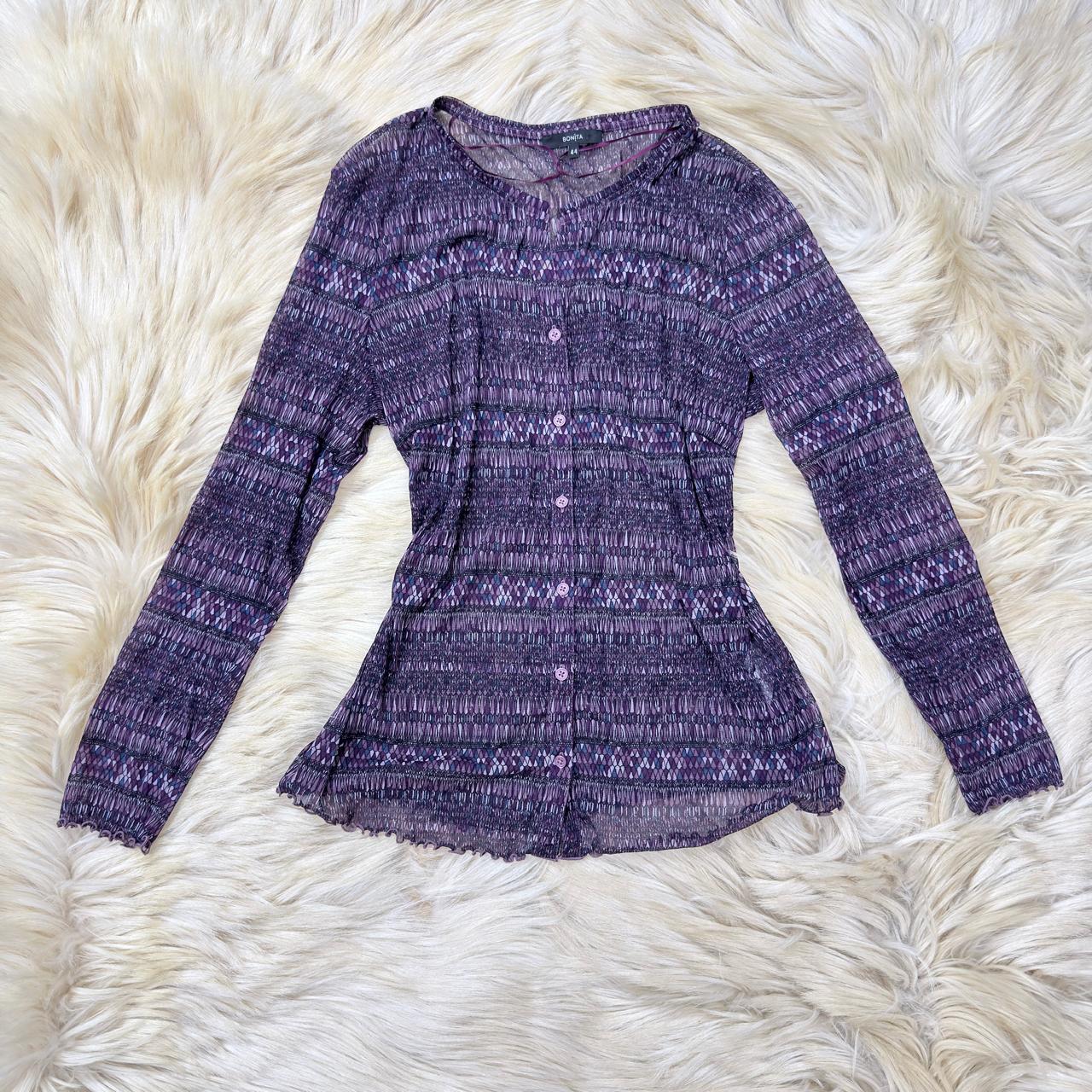 Mesh Button Down Shirt