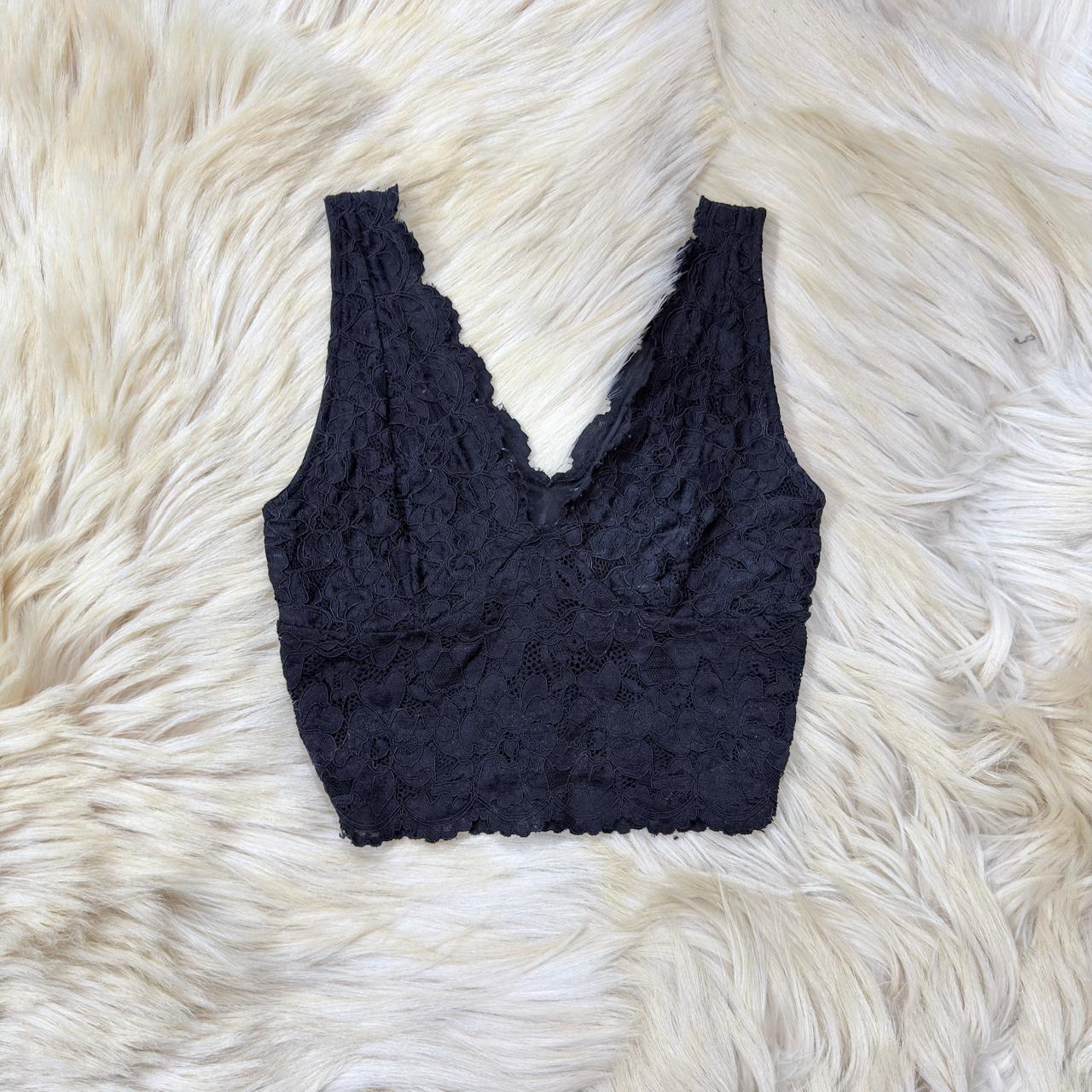 Black Lace Tank Top