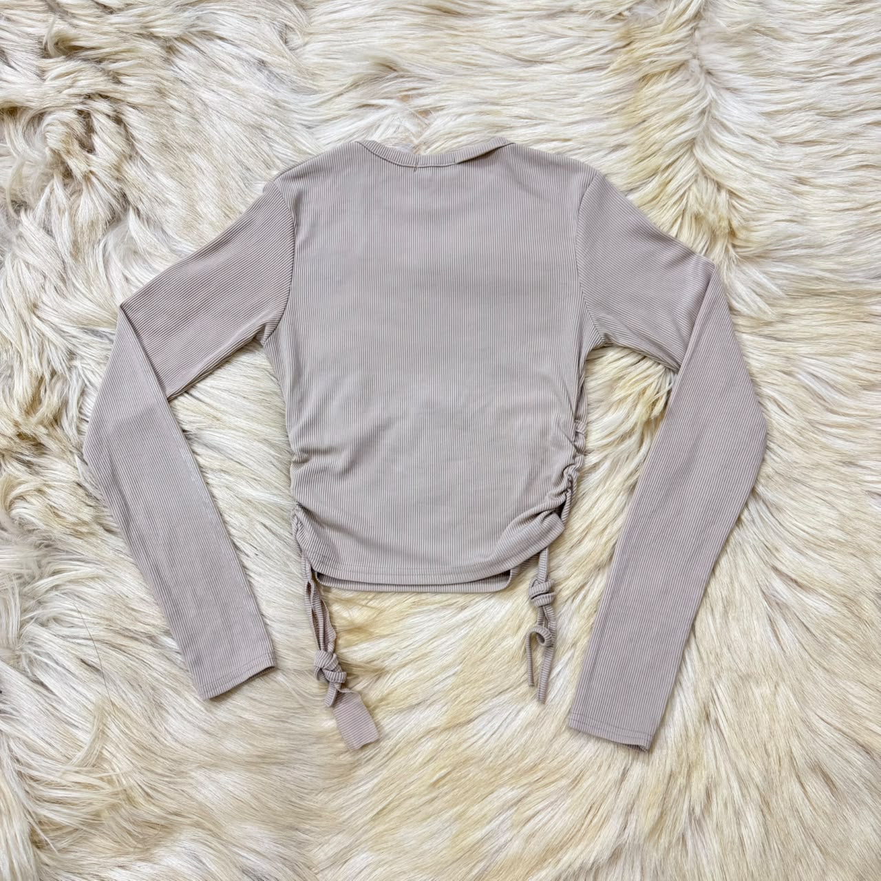 The Minimal Beige Top