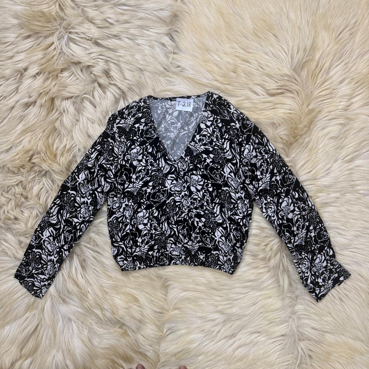 Monochromatic Floral Top