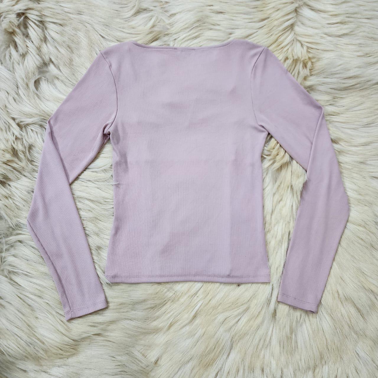 Pastel Ribbed Top