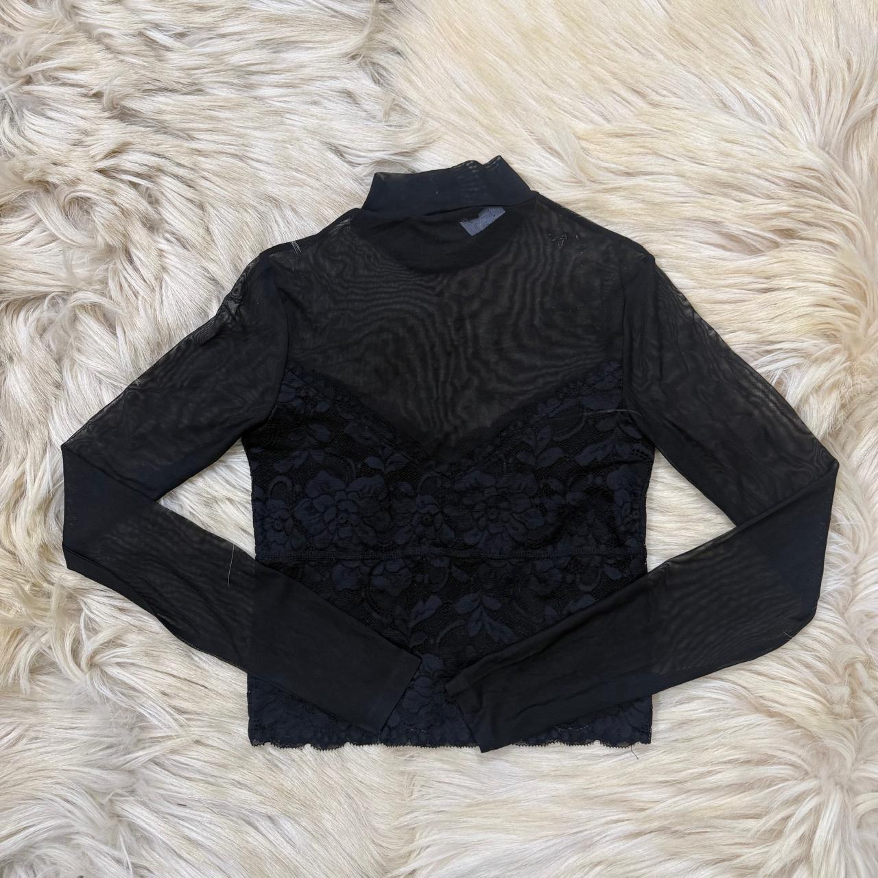 Lace Mesh Bold Top