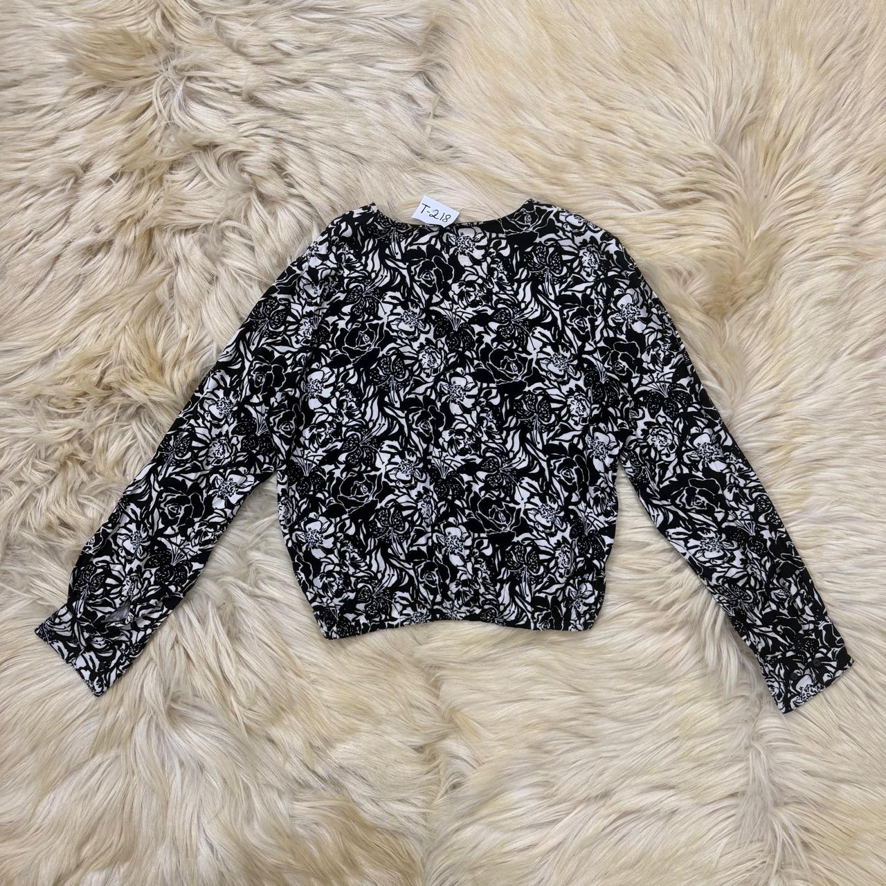Monochromatic Floral Top
