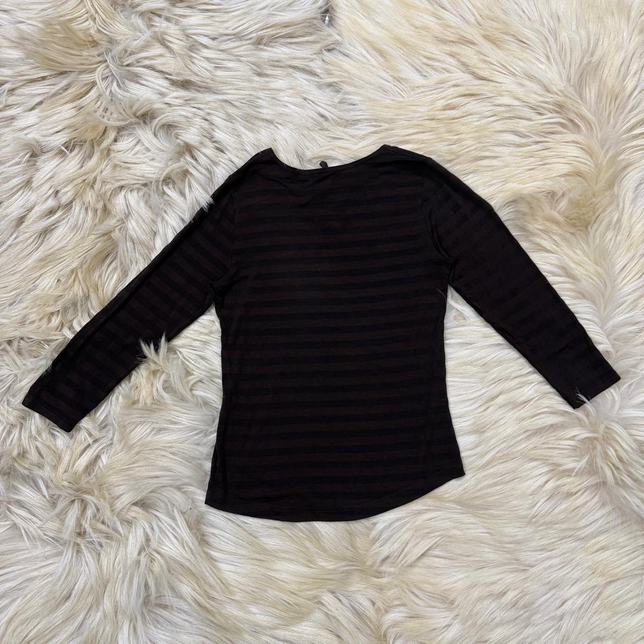 Brown Strips Top