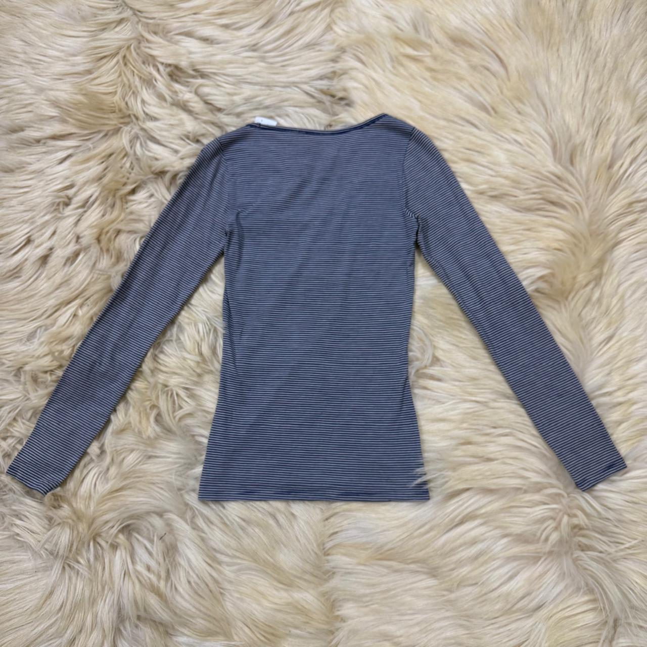 Navy Strips Full Sleeves Top