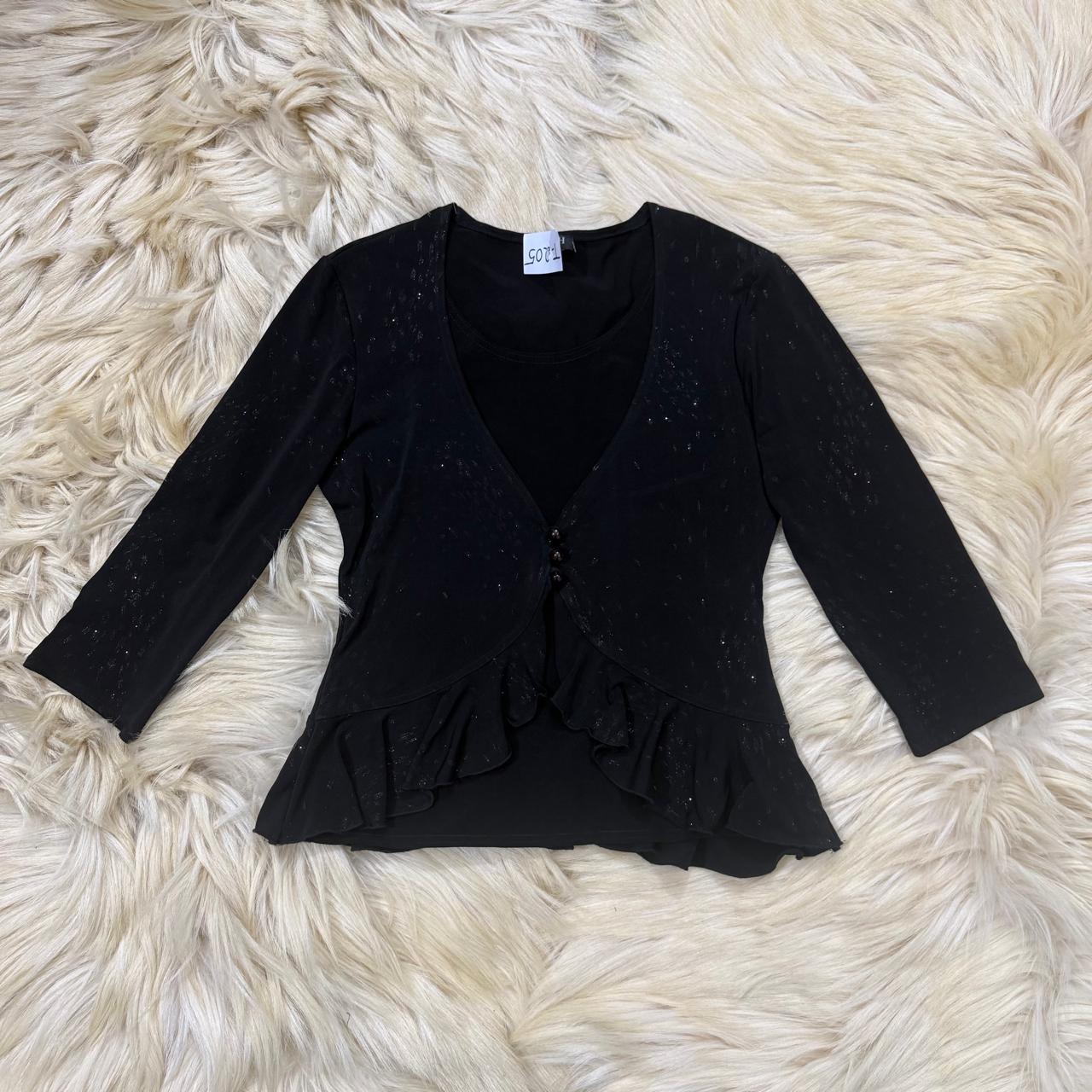 Glitter Black Top