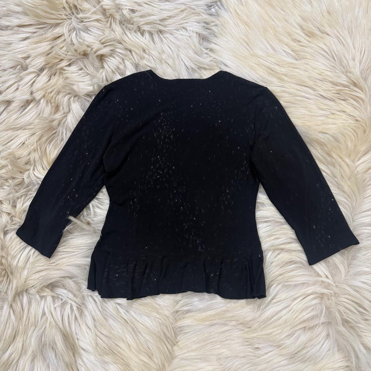 Glitter Black Top