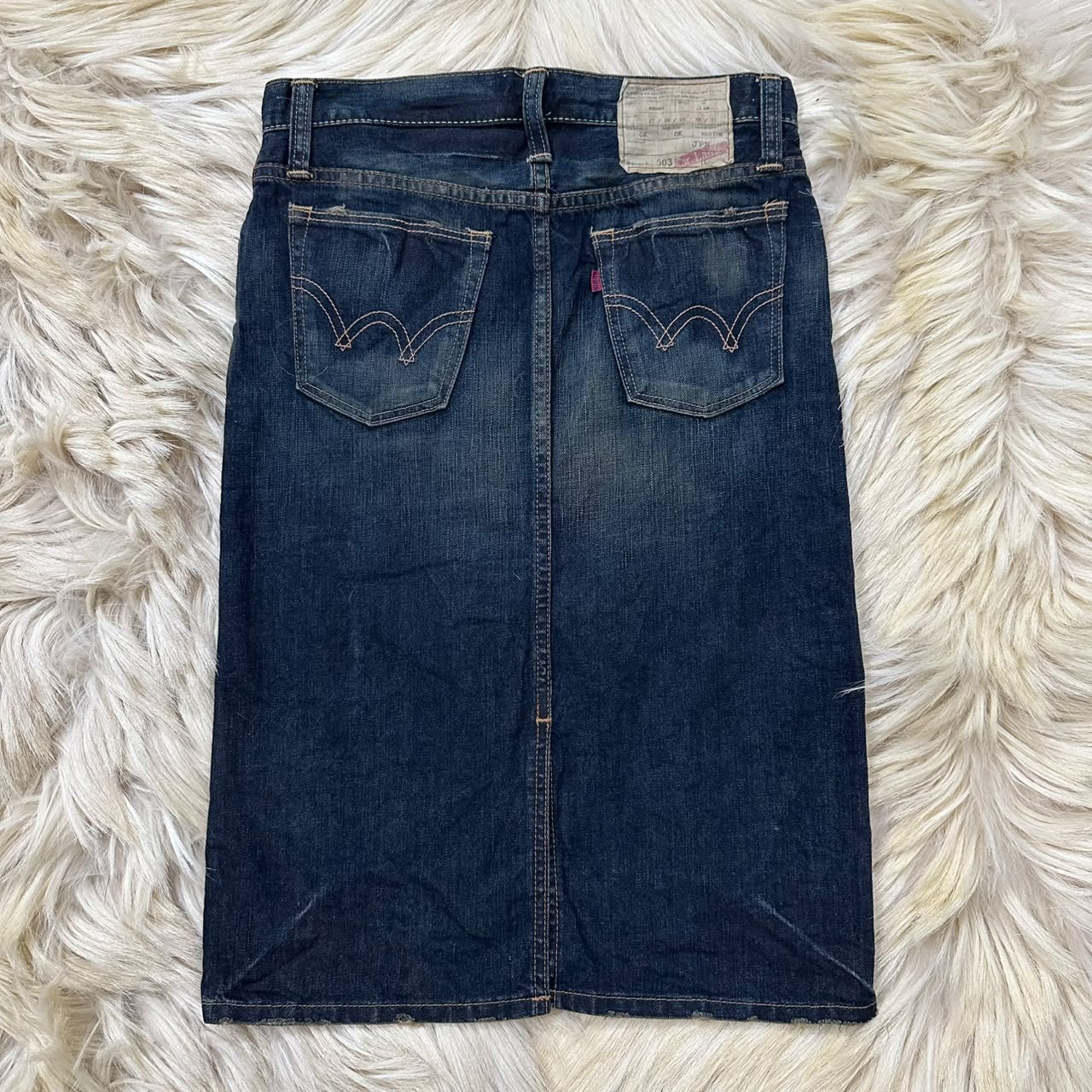 The Fitted Denim Skirt
