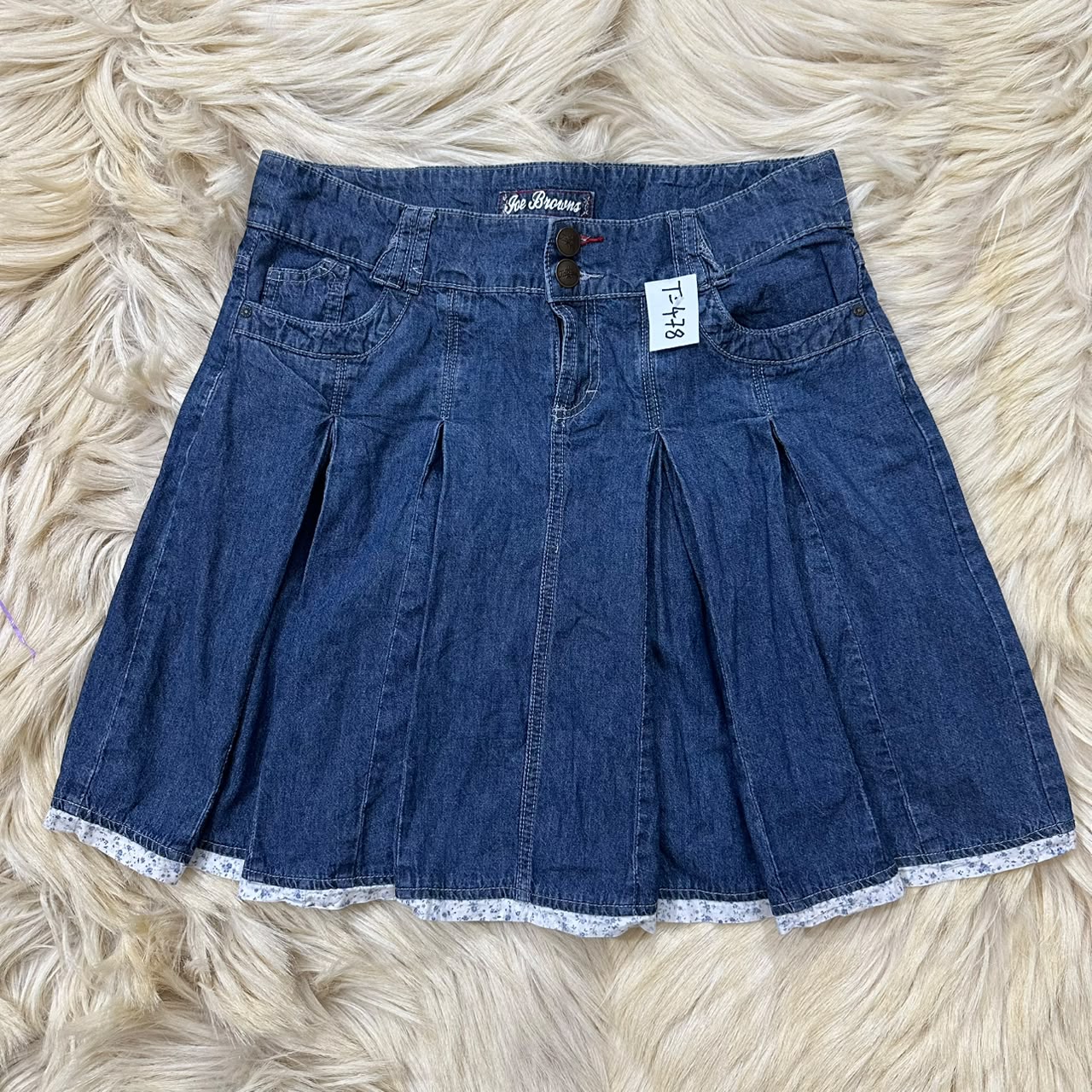 Pleated Mini Skirt