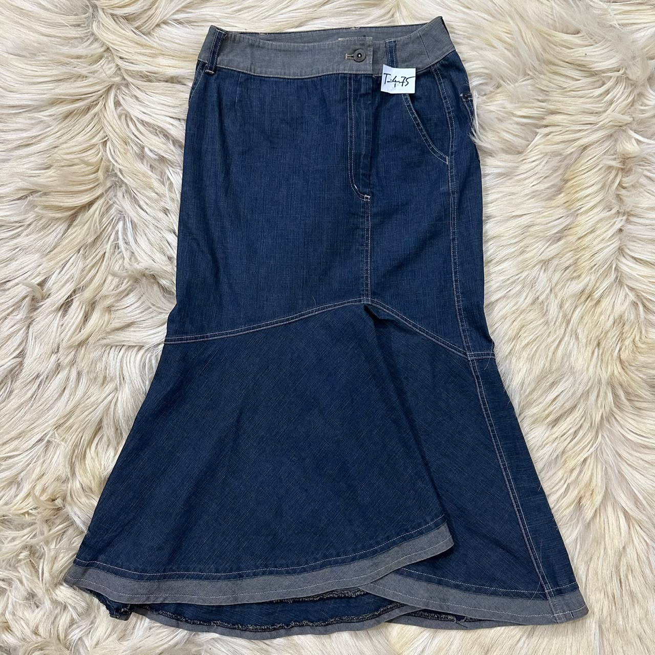 Perfect Fish Tail Denim Skirt