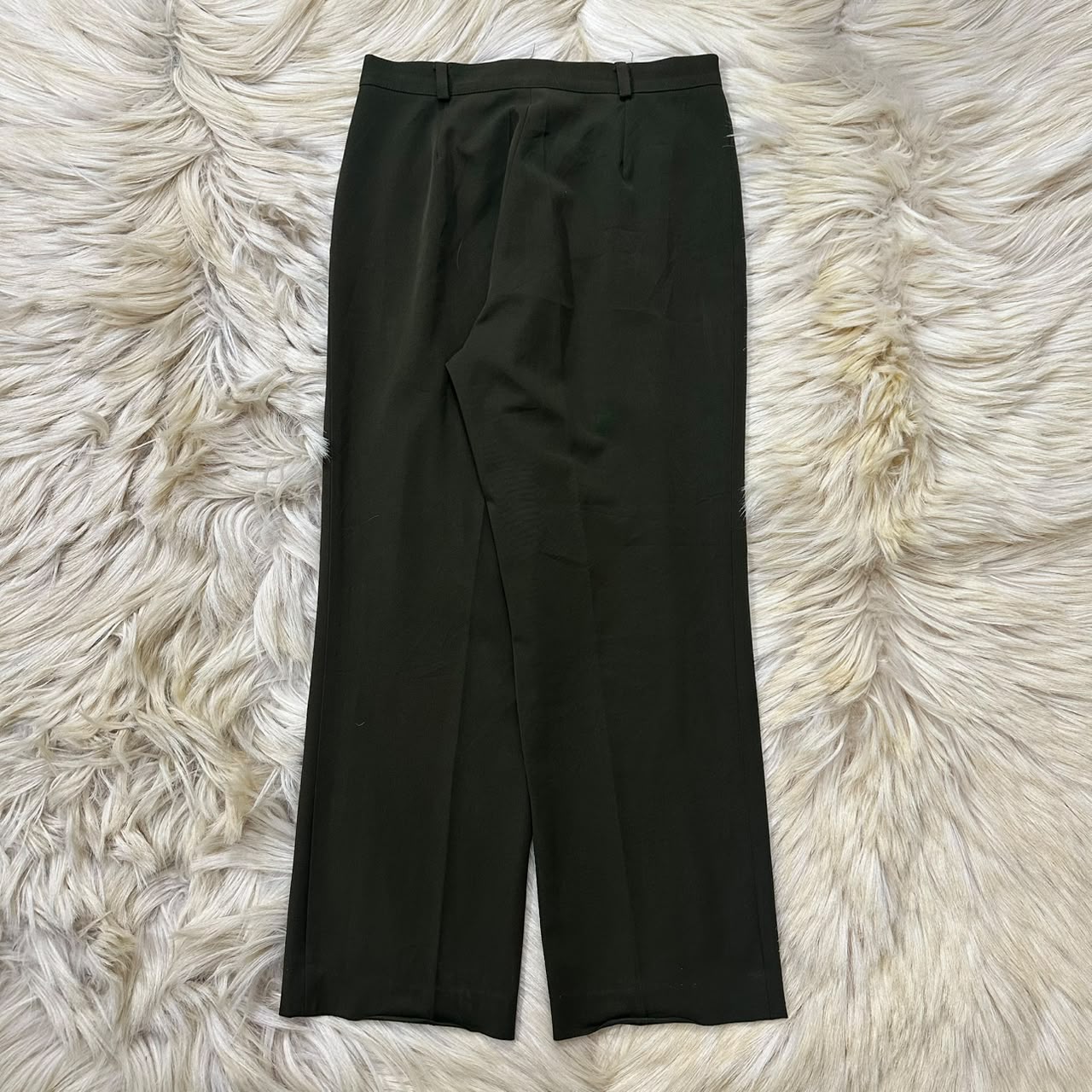 Bold Olive Green Formal Pant