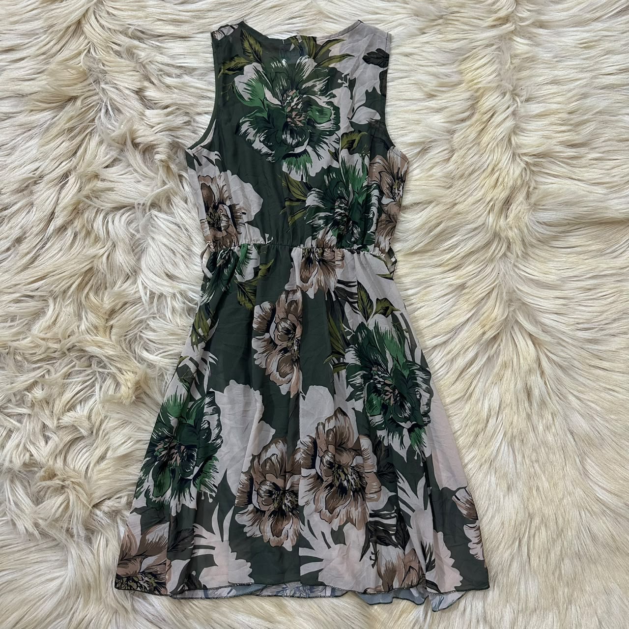 Floral Green Dress