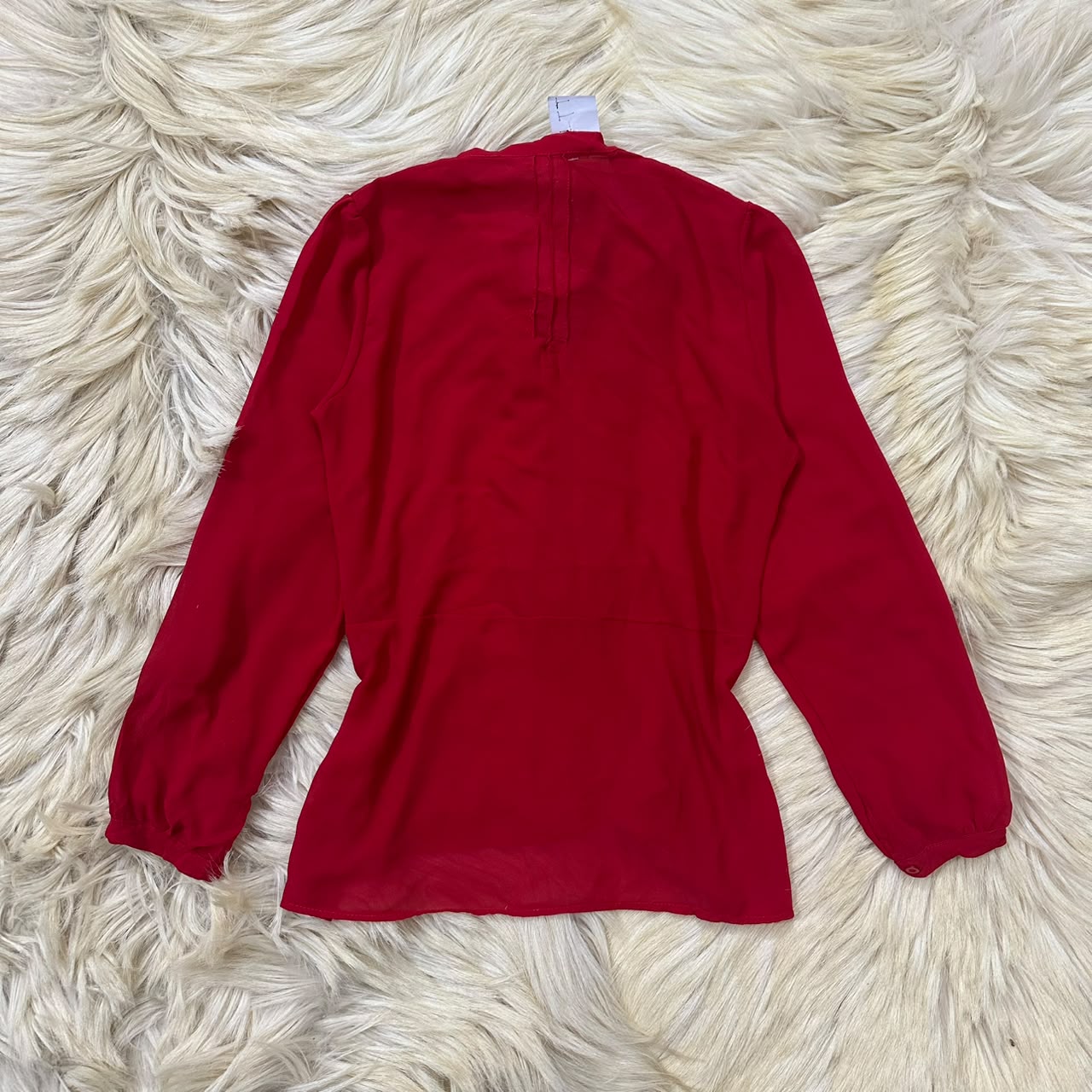 Brunch Red Ruffle Top