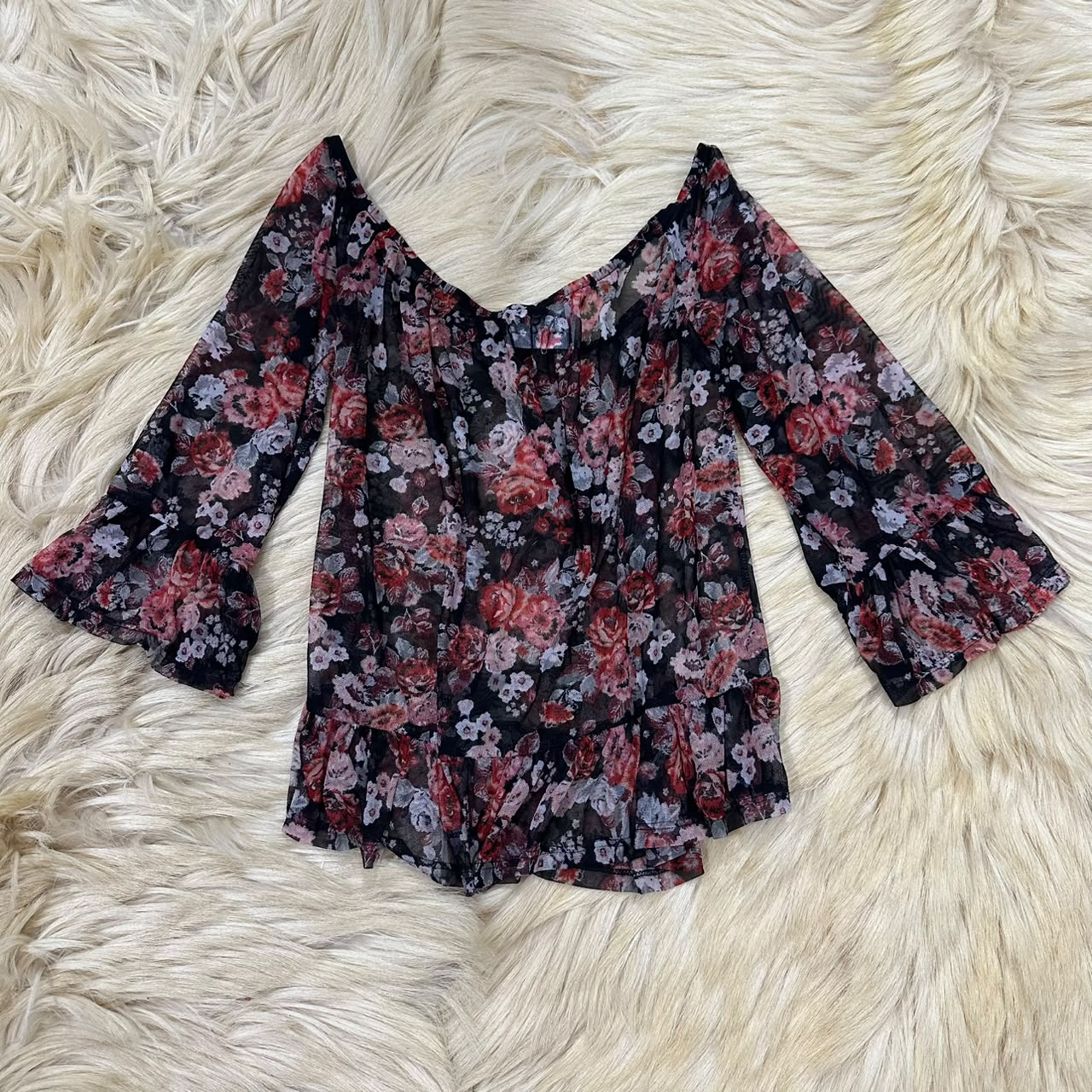 The Floral Off shoulder Top