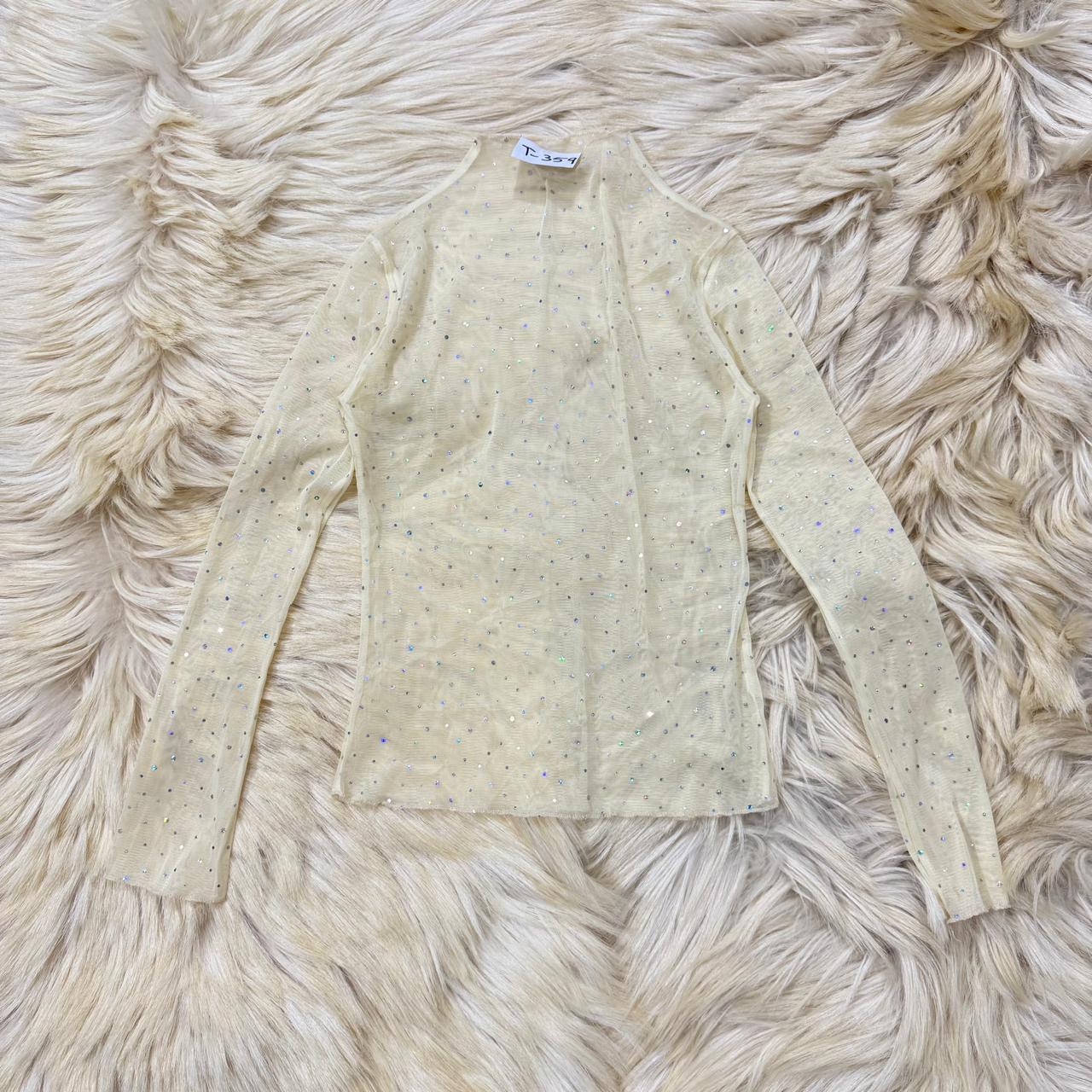 Glitter Mesh Top