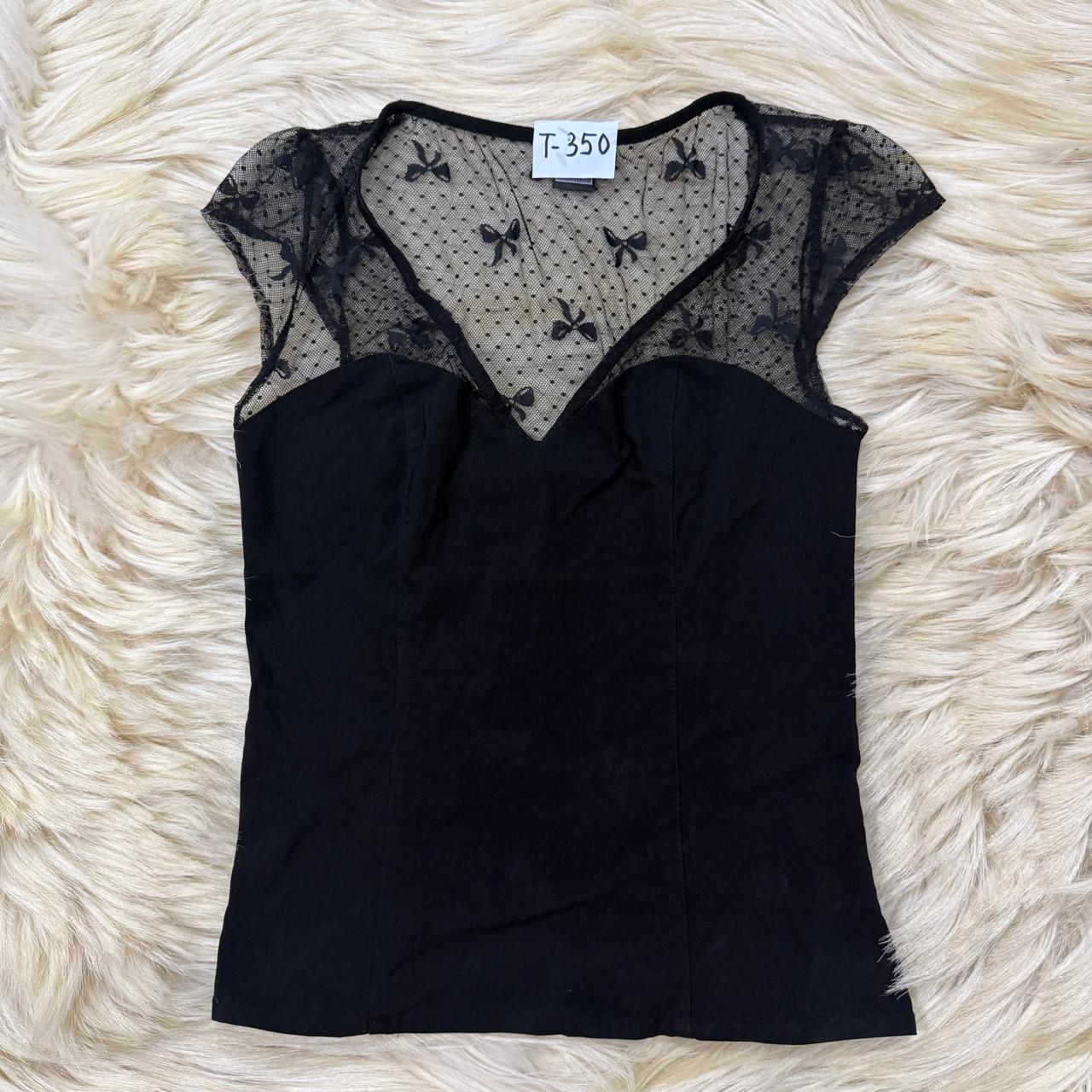 Sheer Chiffon Corset Top