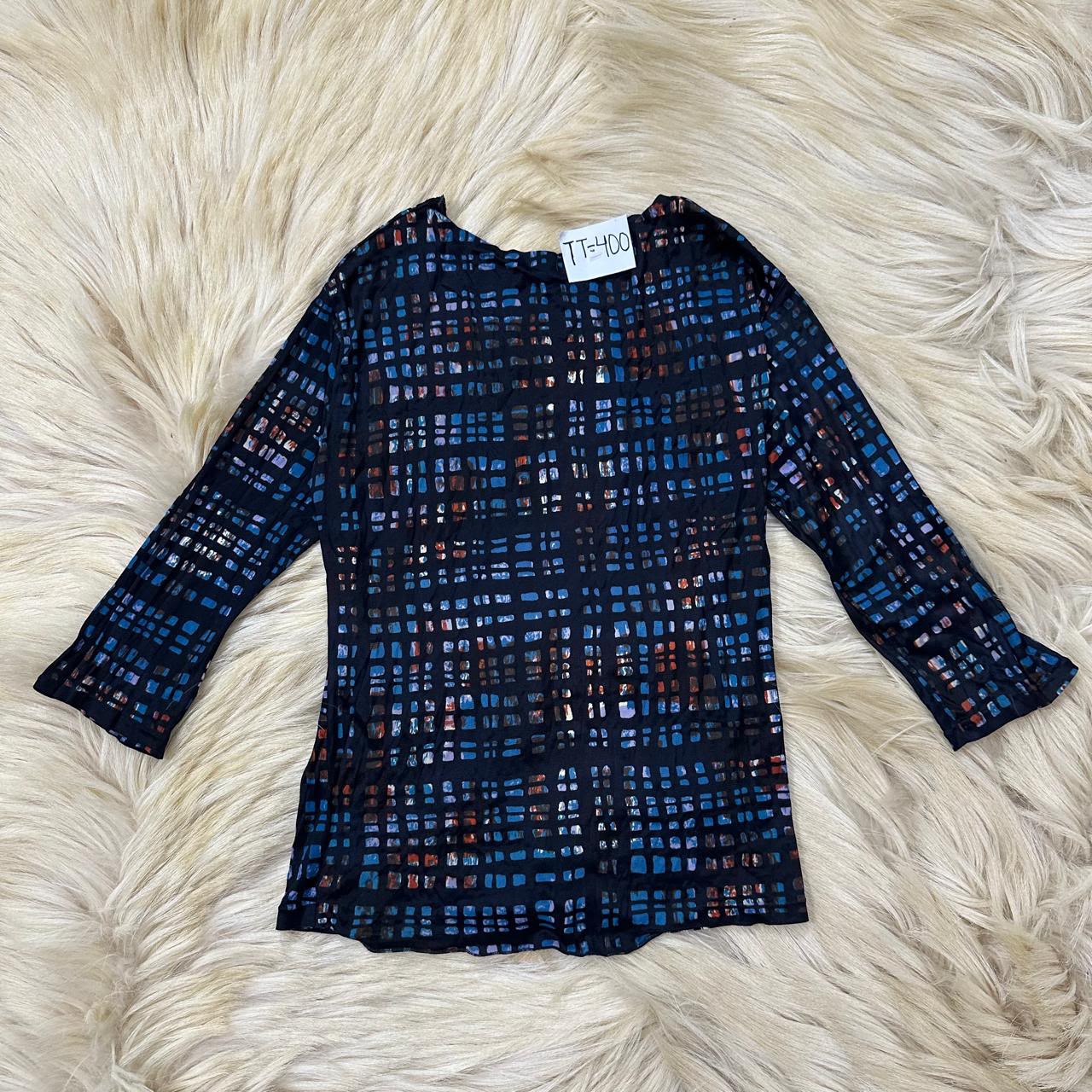 The checkered Mesh Top