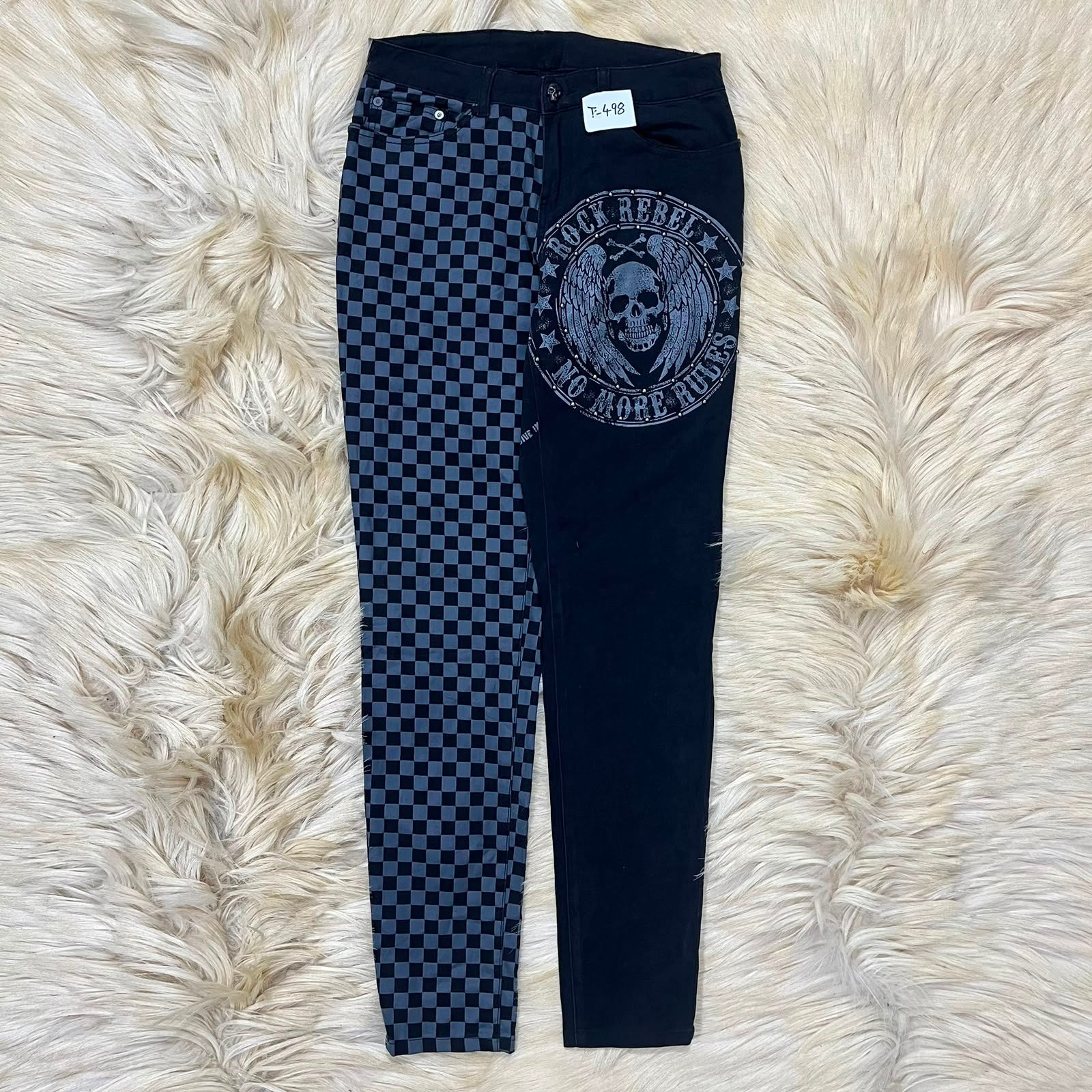 Rock with Goth Denim Jeans