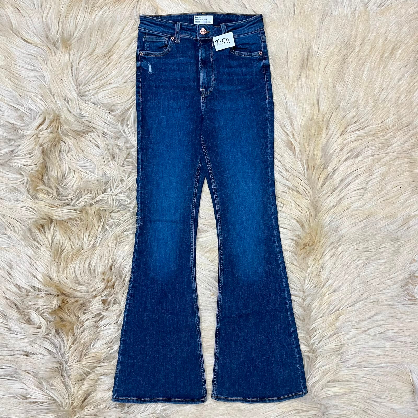 Rogue Blue Denim Flared Jeans