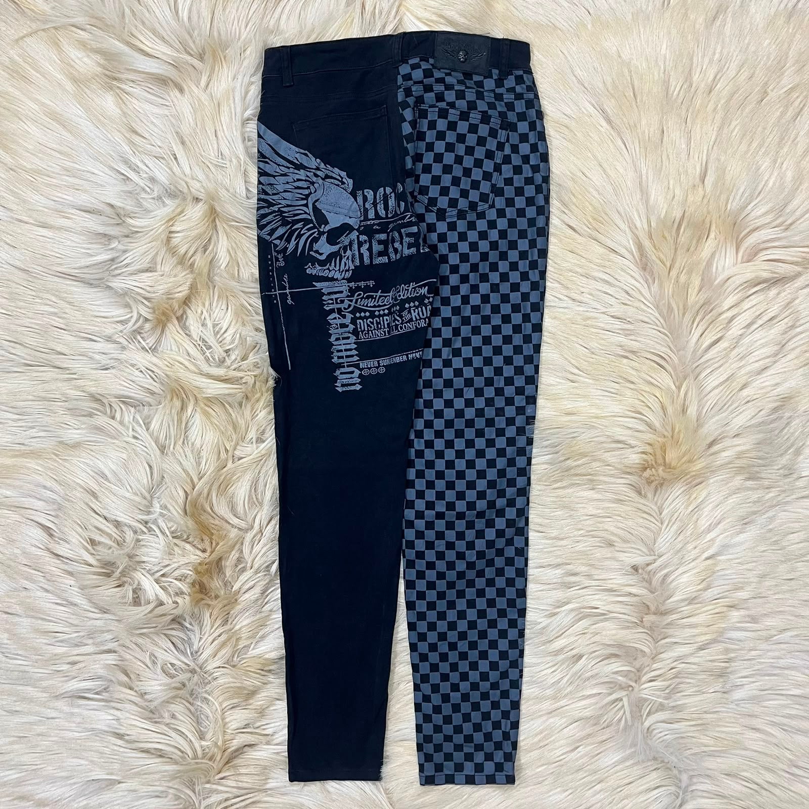 Rock with Goth Denim Jeans