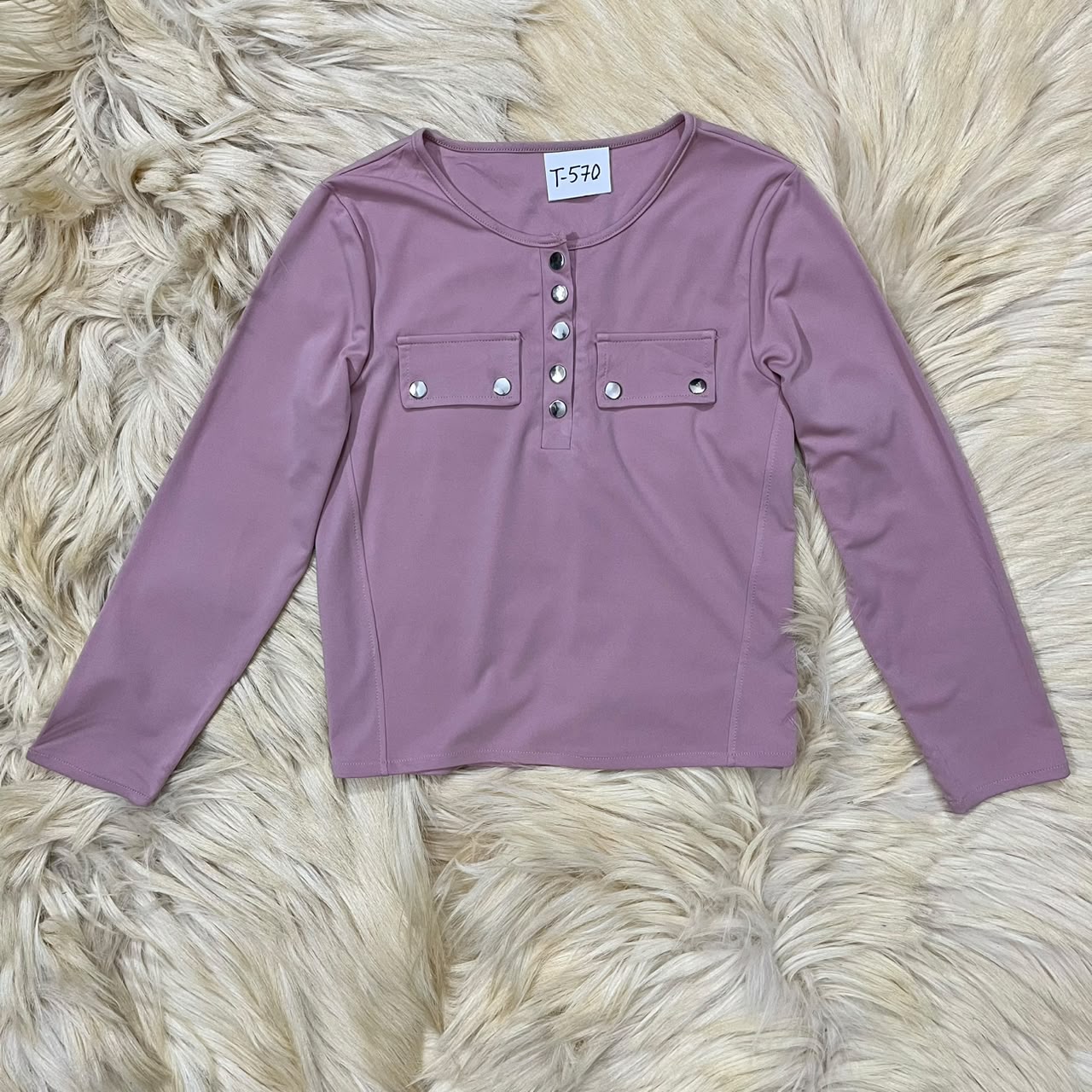 Blush Full Sleeves Top