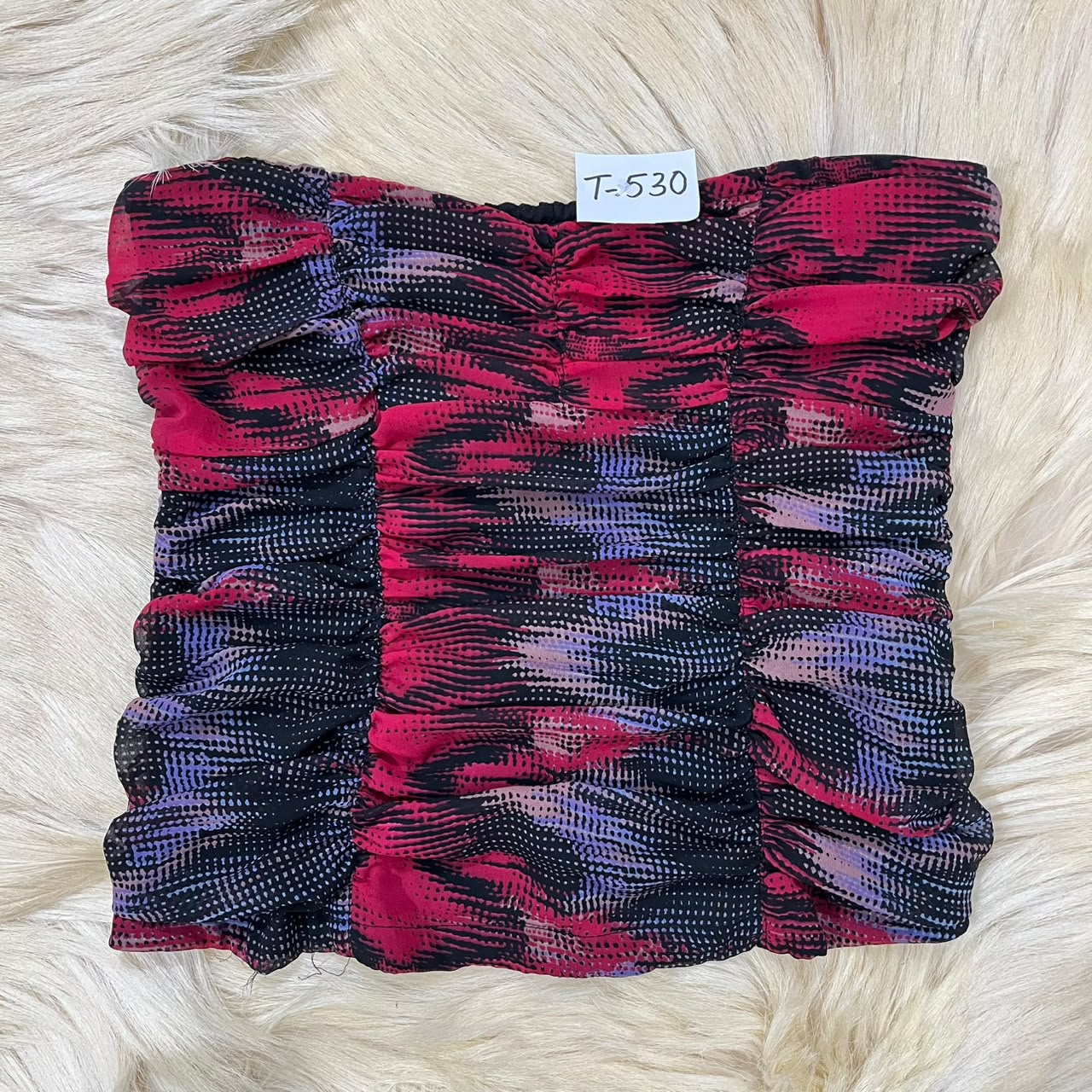 Glitch effect Corset Top