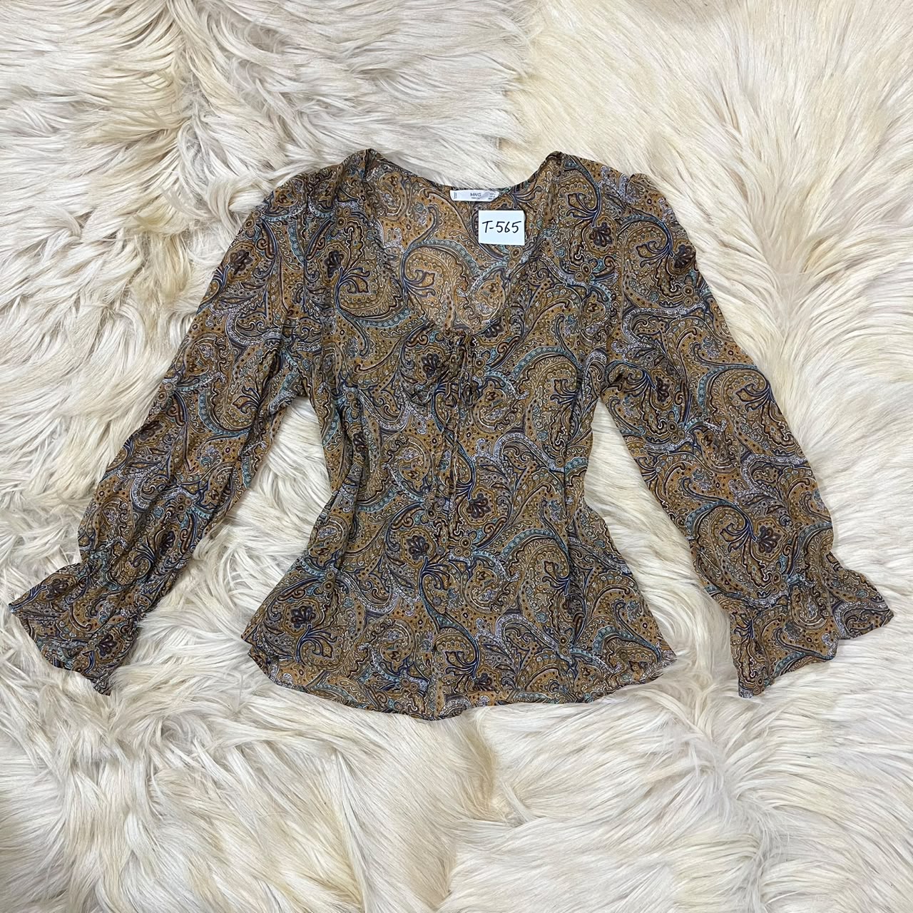 Desi Fusion Chiffon Top