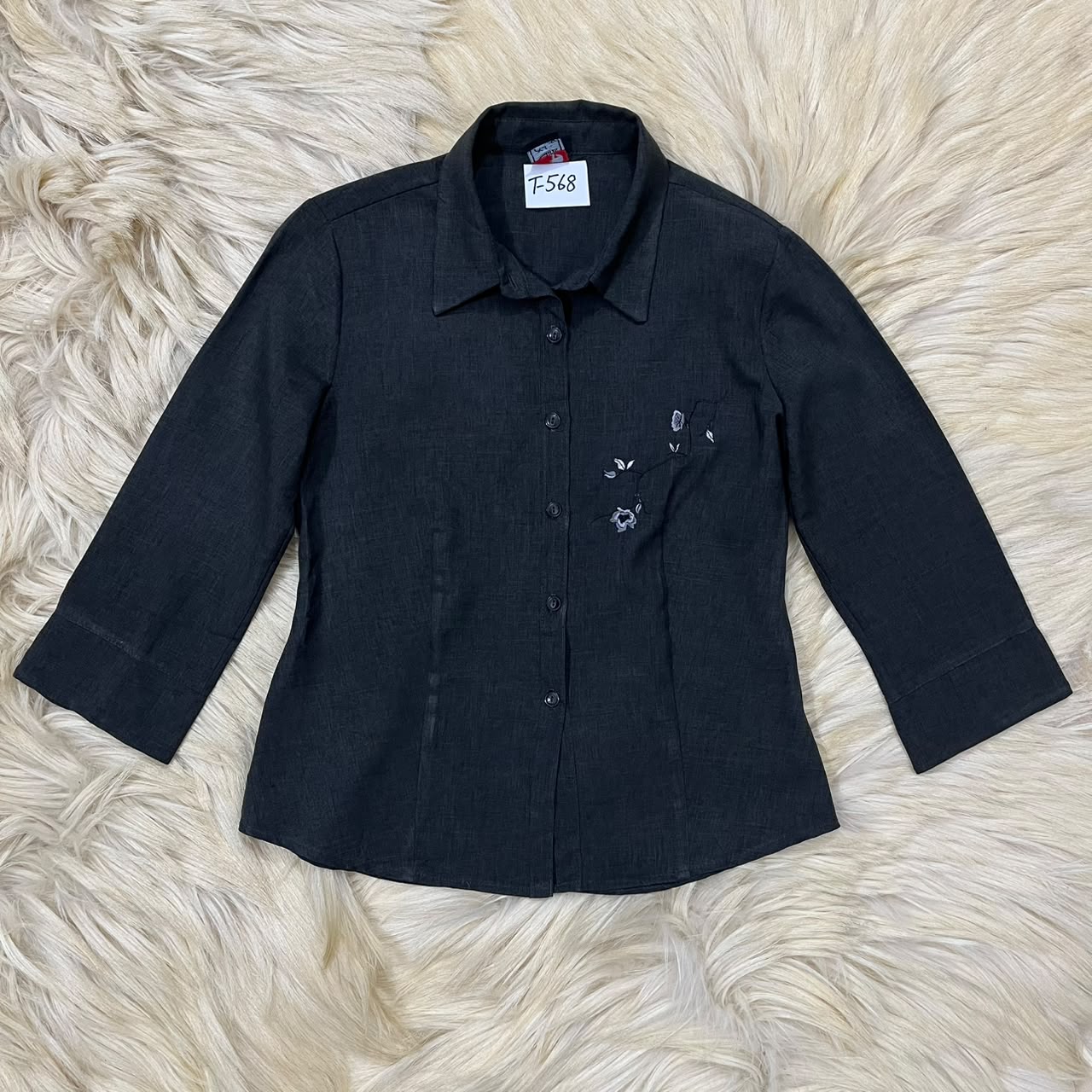 Corset Style Button Down Top