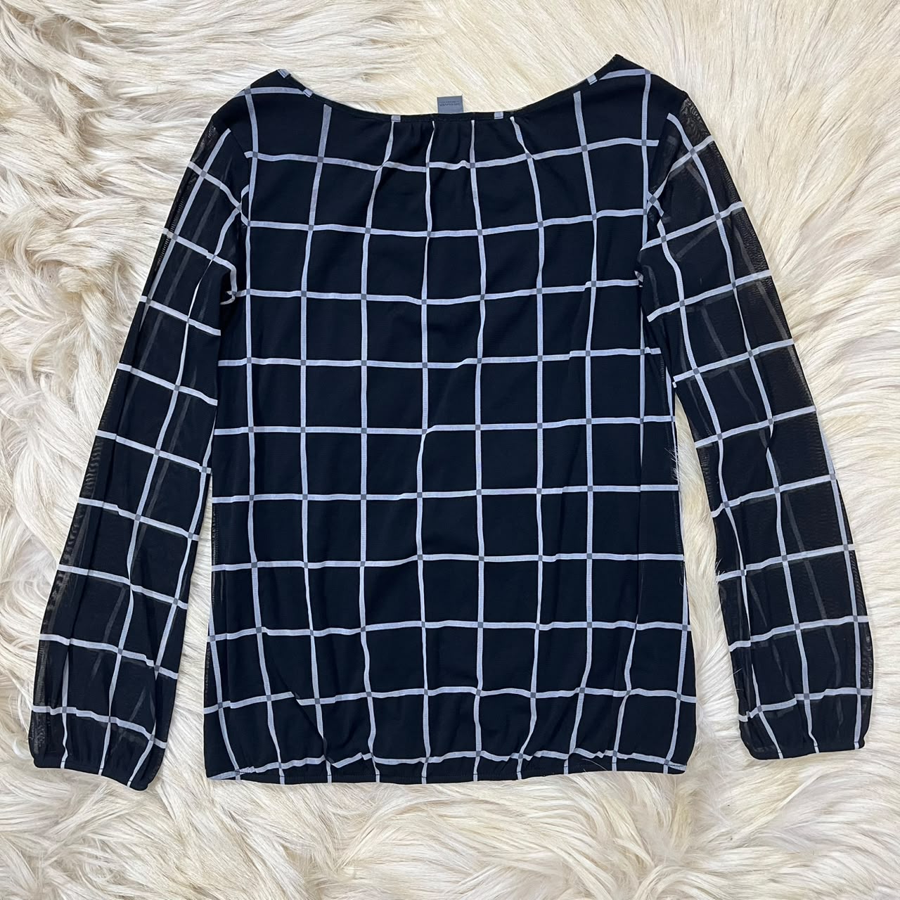 Geometric Black Top