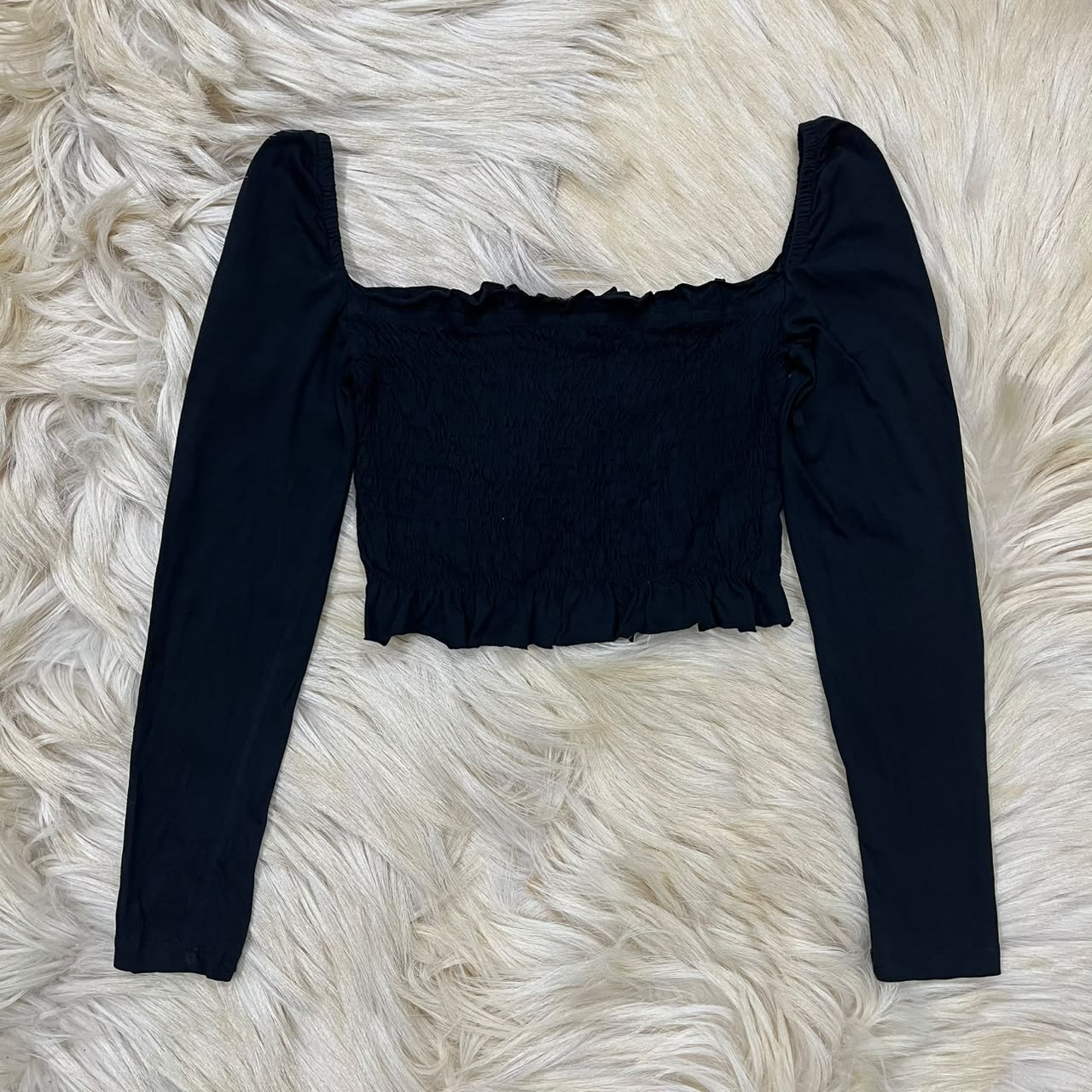 Black Off-Shoulder Top