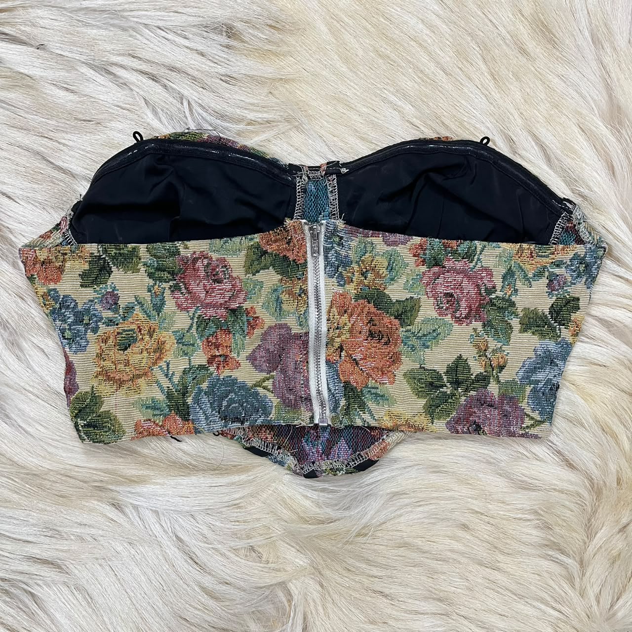 Formal Floral Corset Top
