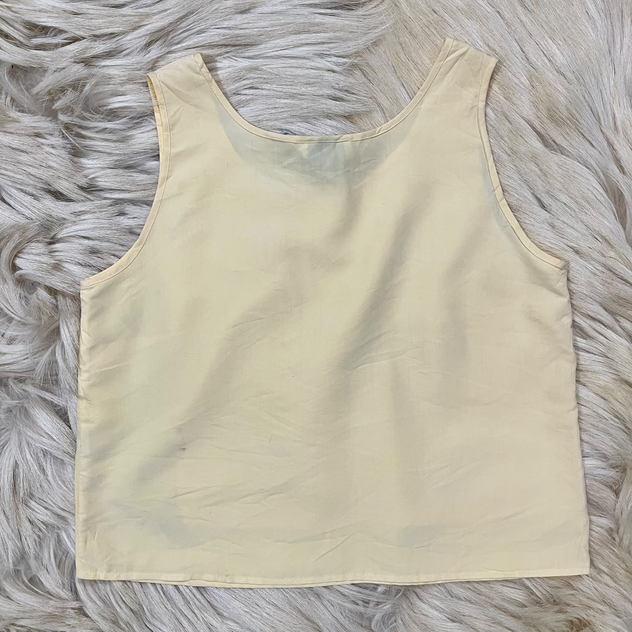 Basic Cream Tank Top
