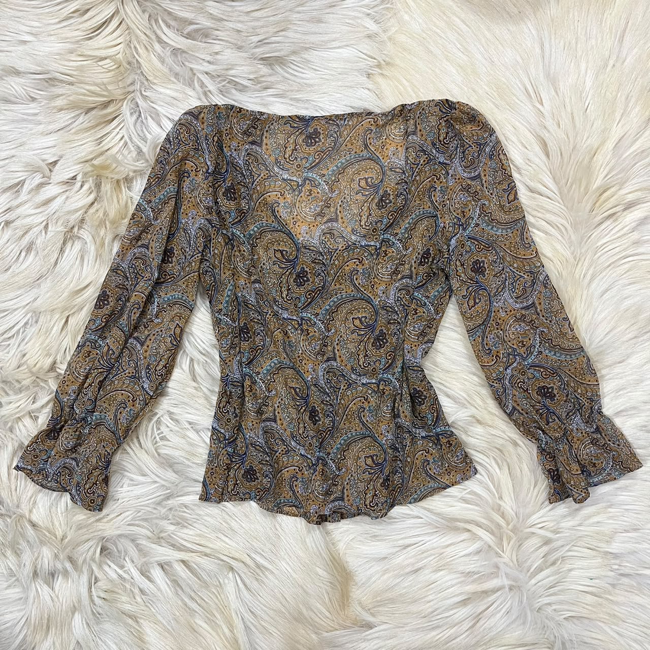 Desi Fusion Chiffon Top