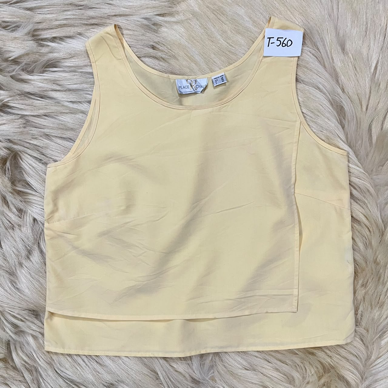 Basic Cream Tank Top