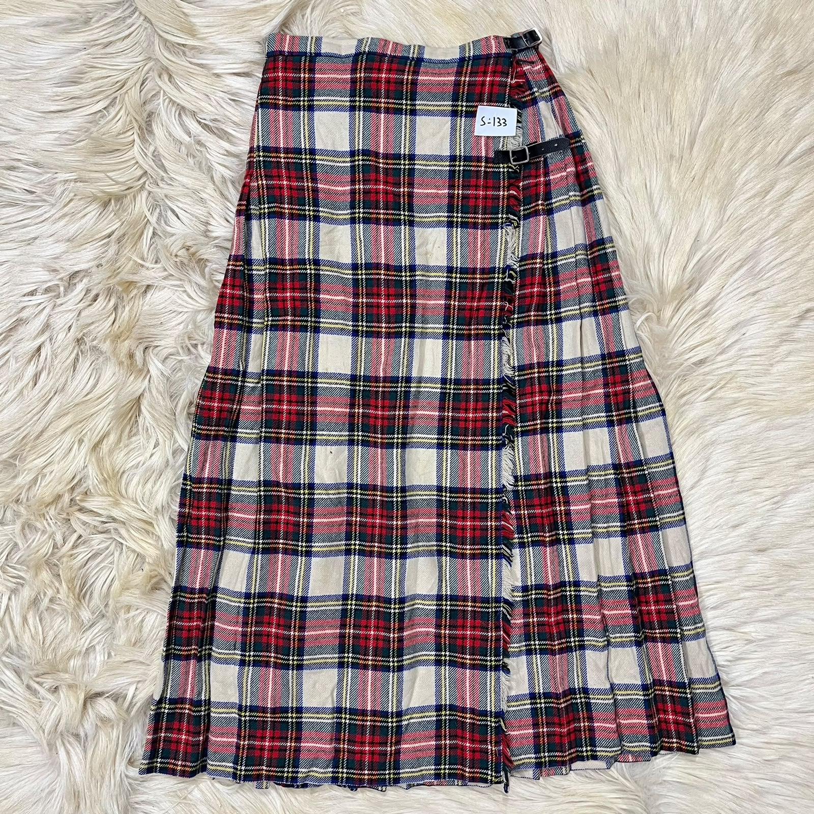 Winter Checkered Skirt