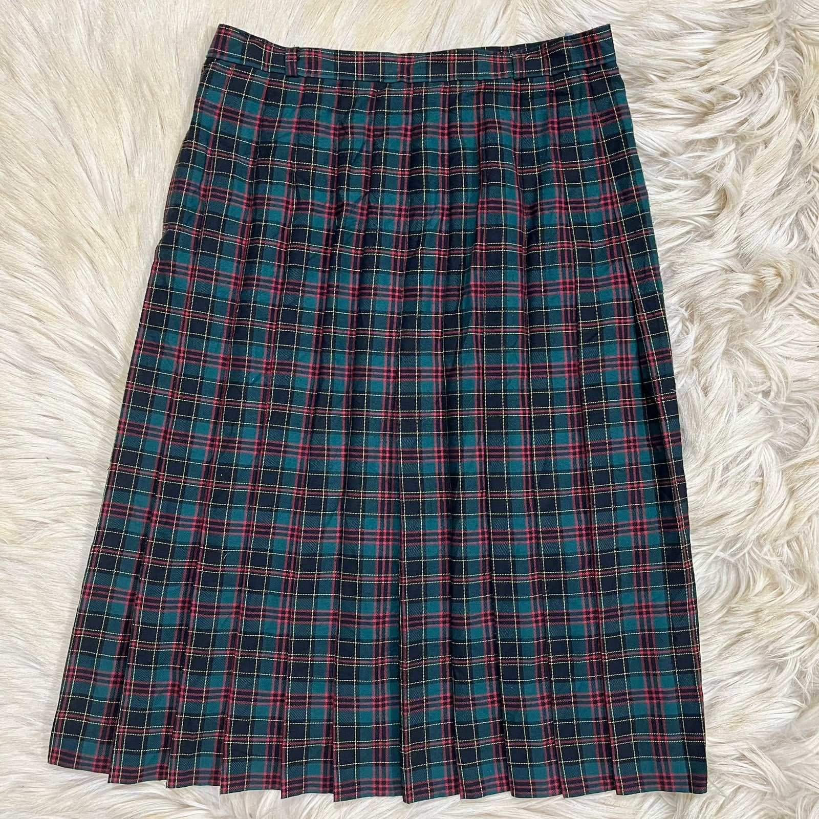 Long Tartan Skirt