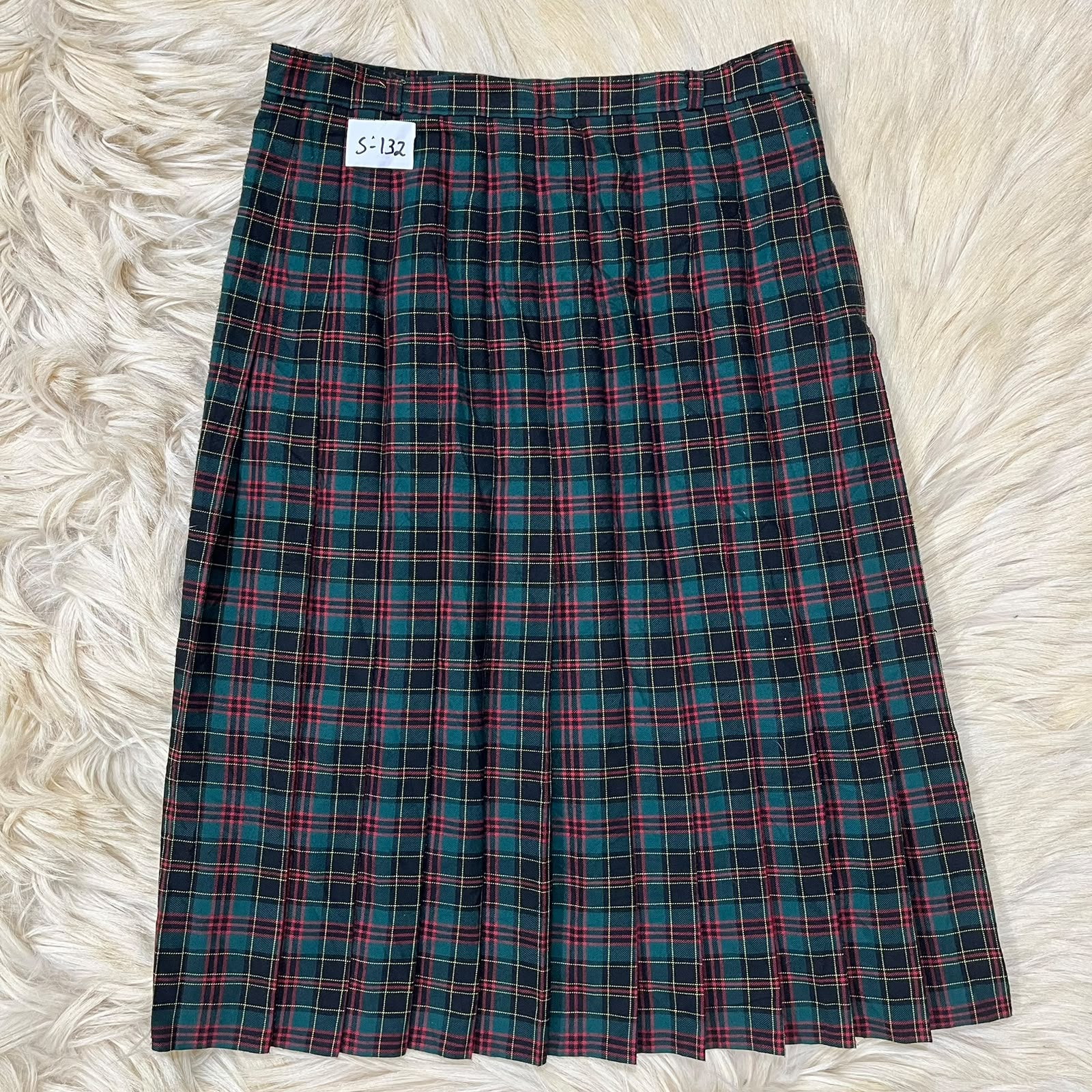 Long Tartan Skirt