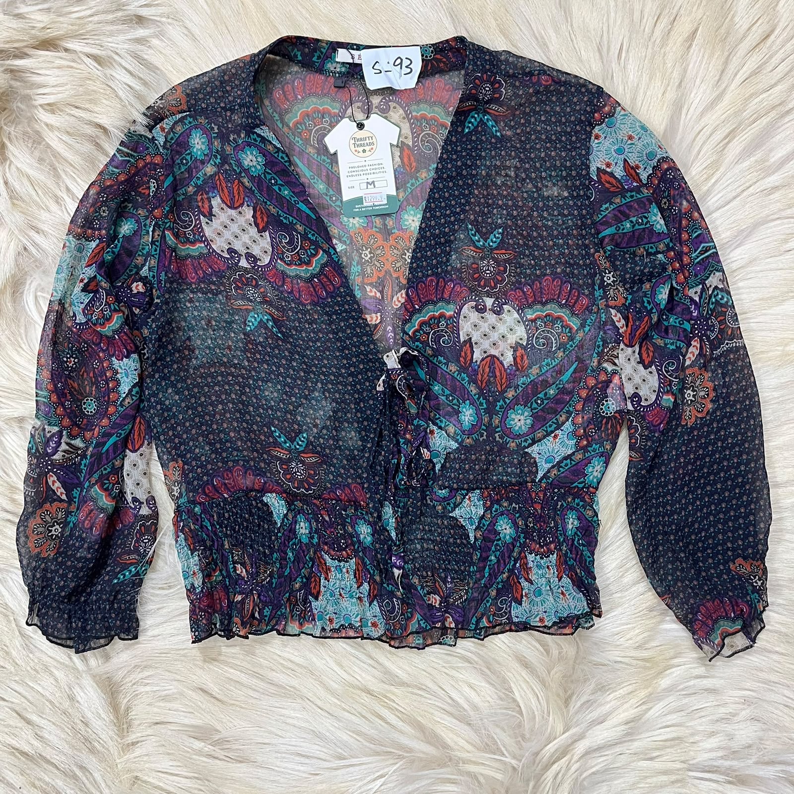 Printed Chiffon Top