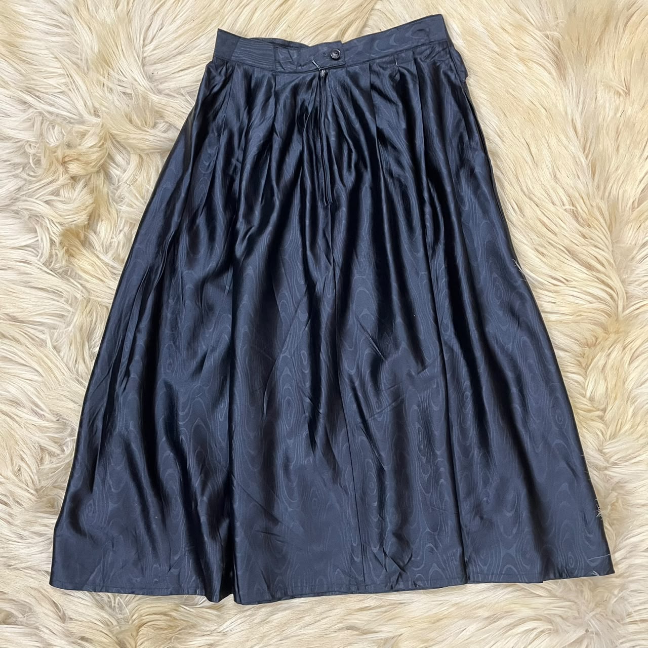Black Balloon Long Skirt